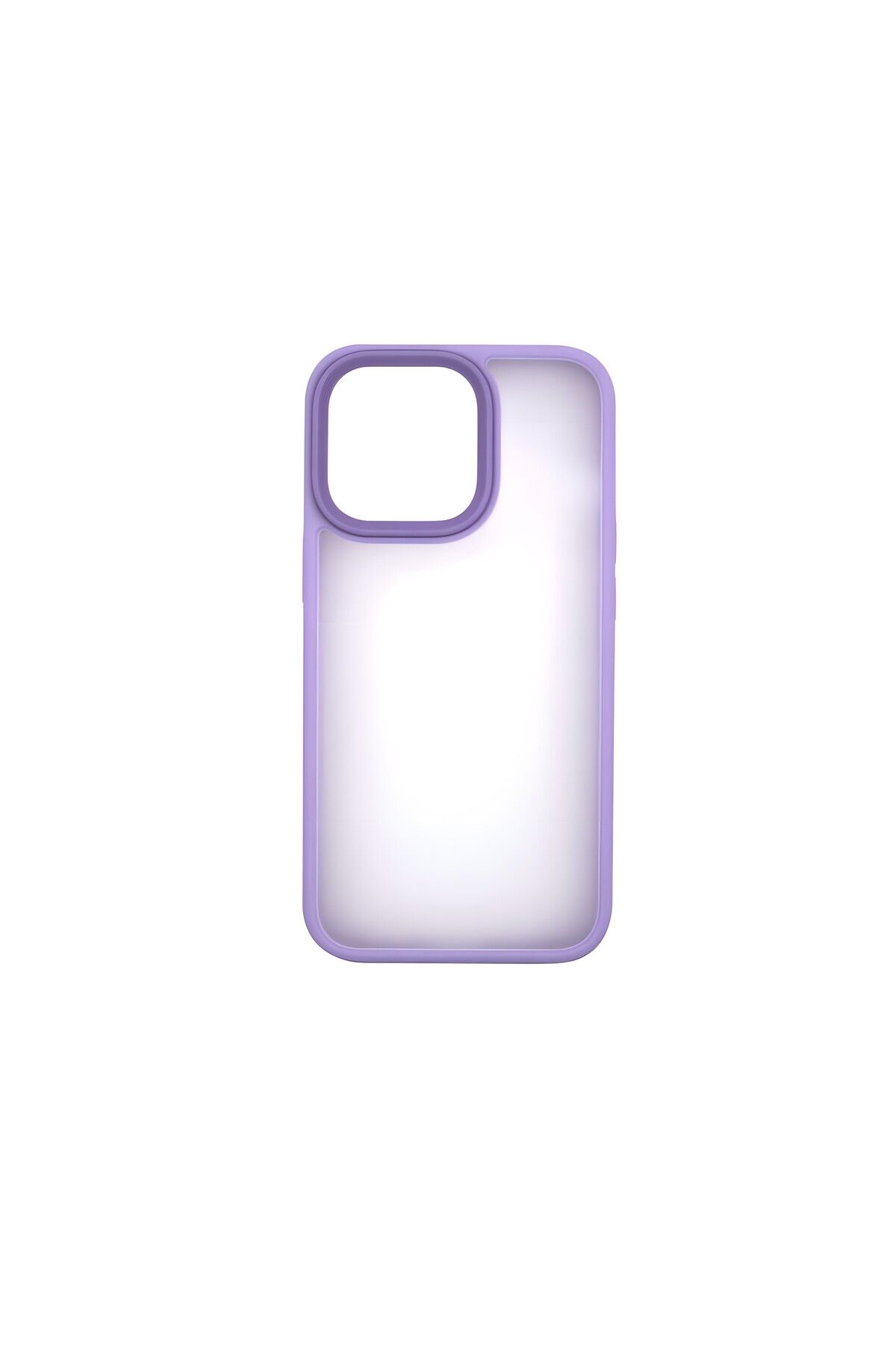 Cepustik Telefon Aksesuarları iPhone 13 Pro Max Kılıf Kenarları Renkli Arkası Mat Kılıf