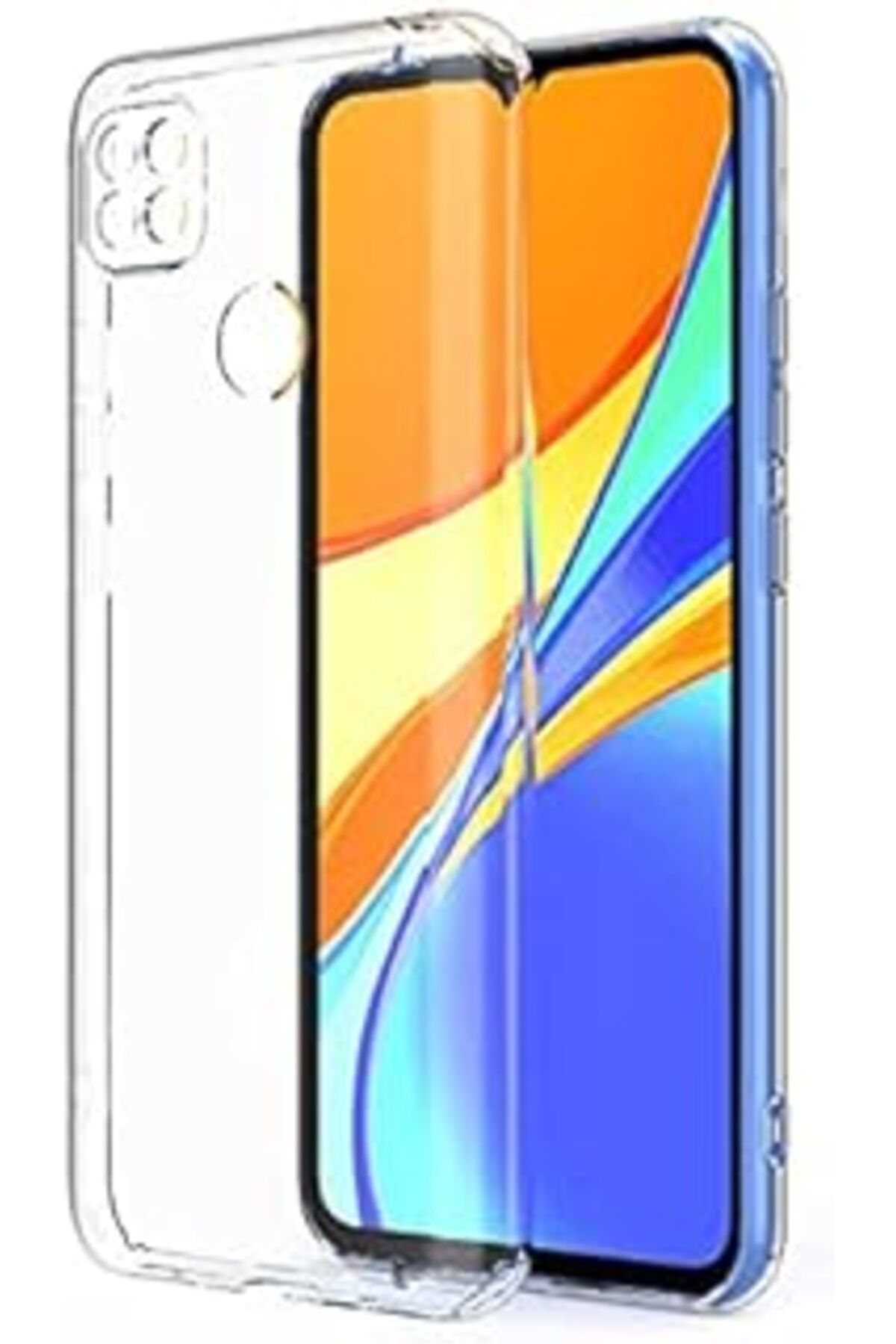 Karachil Zore Xiaomi İle Uyumlu Redmi 9C Kılıf Kamera Korumalı Süper Silikon Kapak, Renksiz