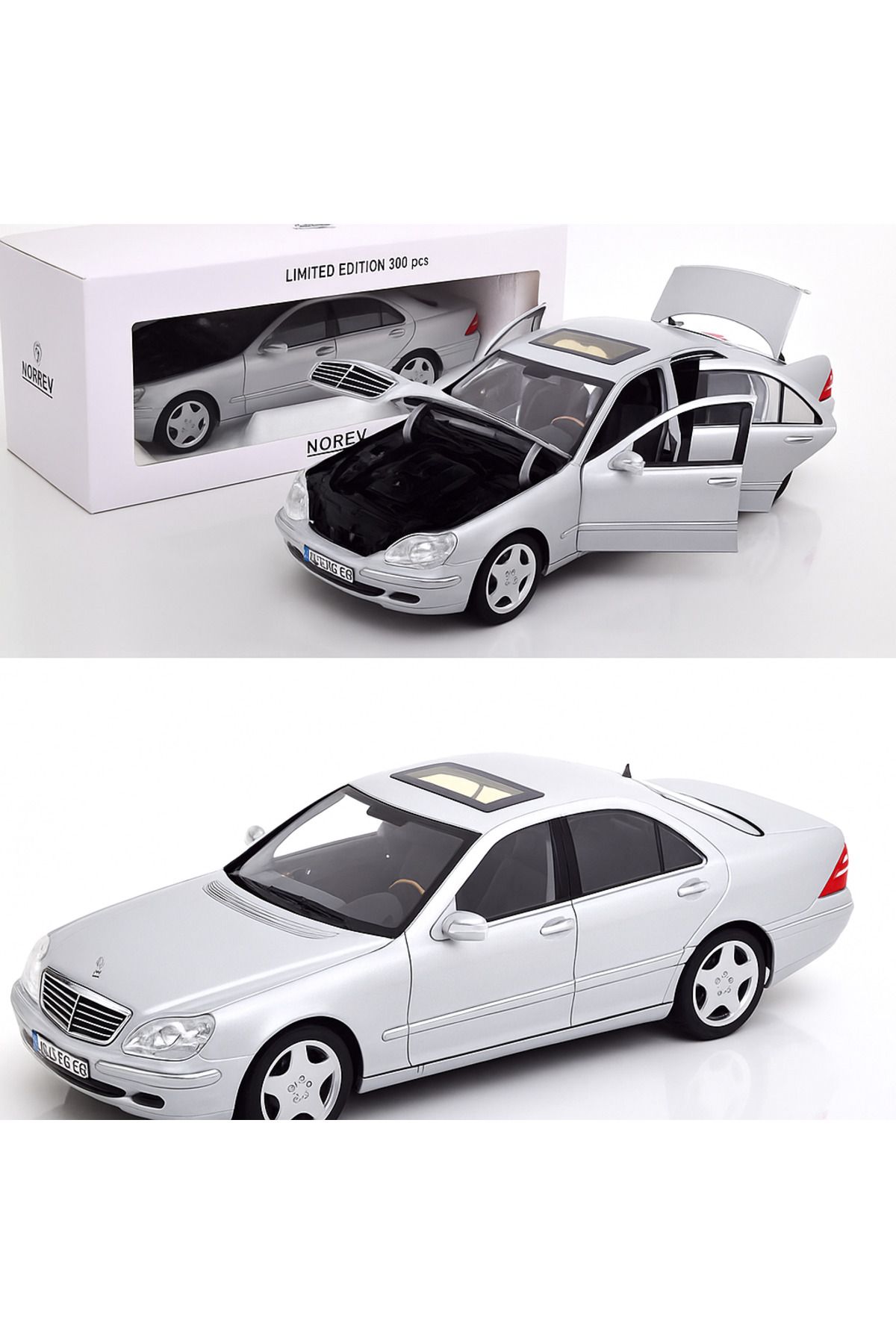 Norev 1:18 Mercedes-Benz S-Class W220 S55 AMG – Limited Edition 500 pcs Model Araba