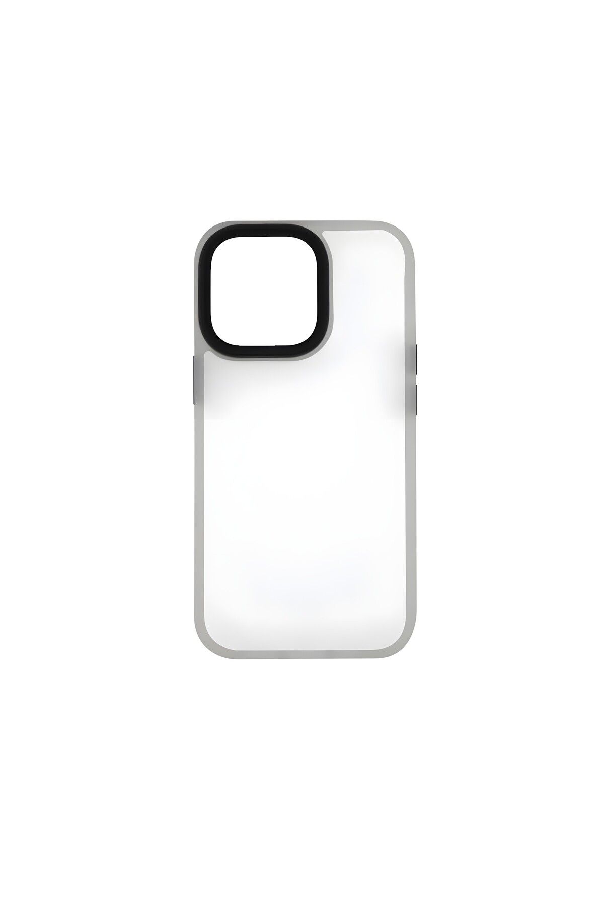 Cepustik Telefon Aksesuarları iPhone 13 Pro Max Kılıf Kenarları Renkli Arkası Mat Kılıf