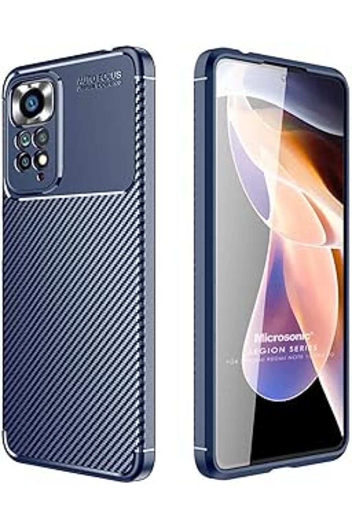 Karachil Microsonic Xiaomi Redmi Note 12 Pro 4G Için Kılıf Legion Series Lacivert [Redmi Note 12 Pro 4G Ile