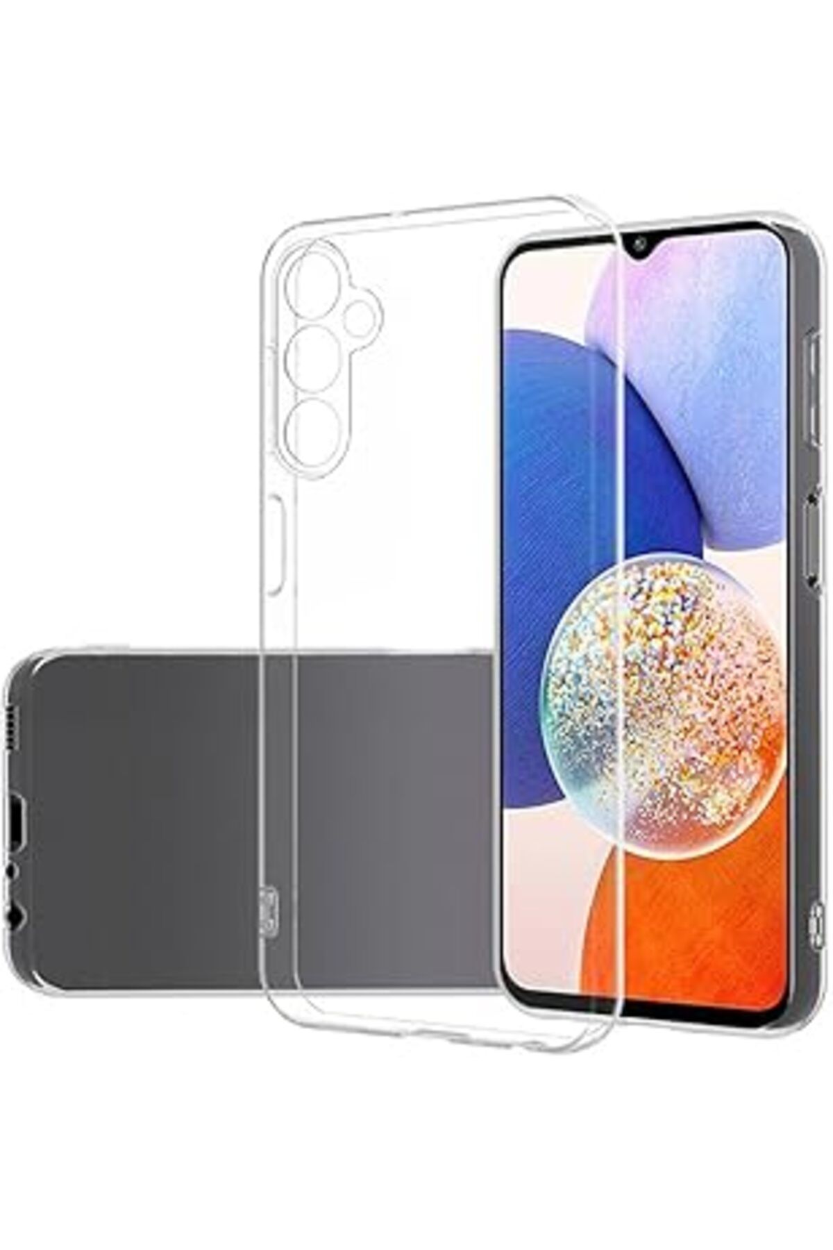Karachil Samsung Galaxy A55 Uyumlu Kamera Korumalı Darbe Önleyici Ultra Slim Tpu Şeffaf Silikon Kılıf (Şeffa