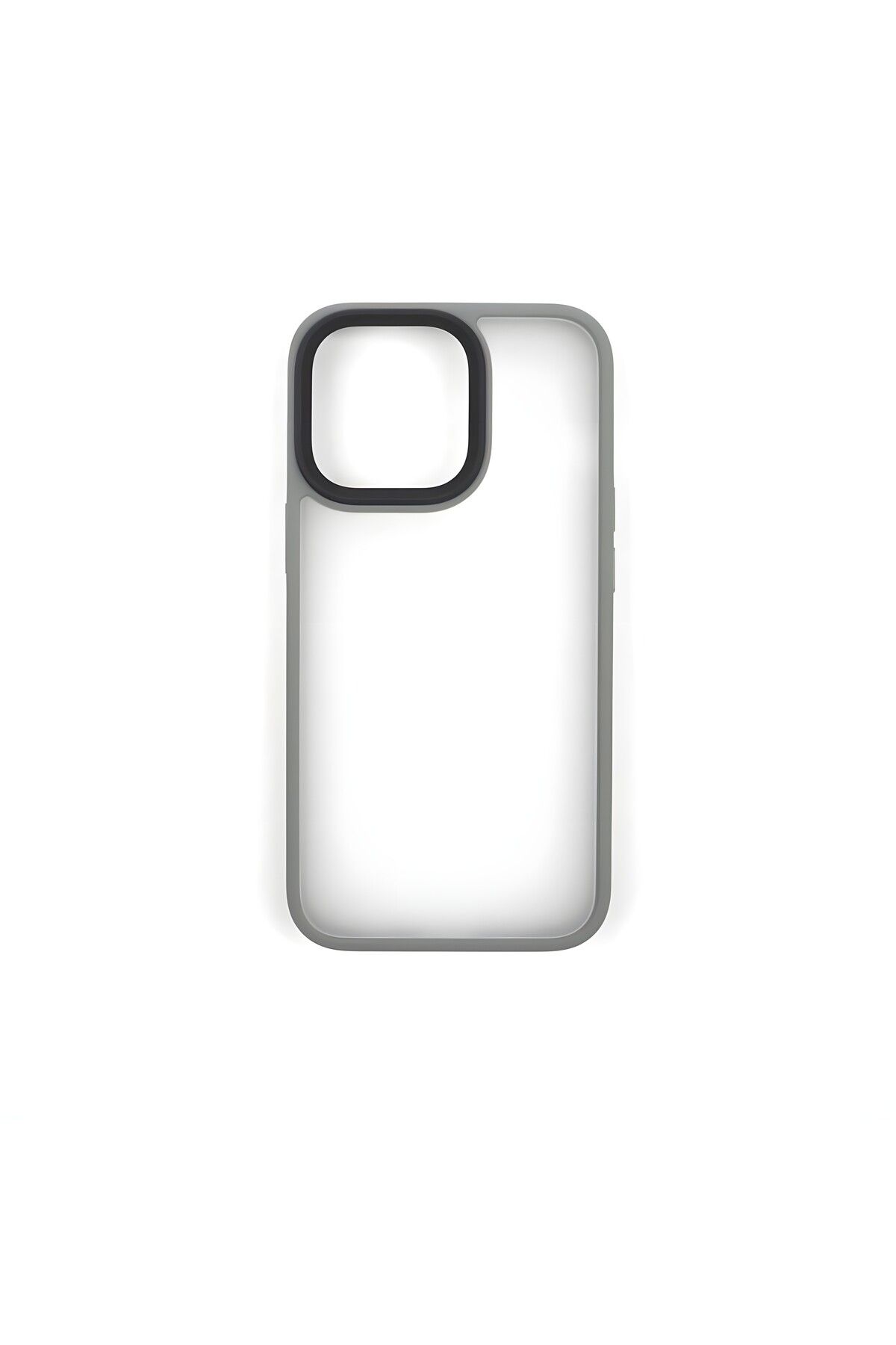 Cepustik Telefon Aksesuarları iPhone 13 Pro Max Kılıf Kenarları Renkli Arkası Mat Kılıf
