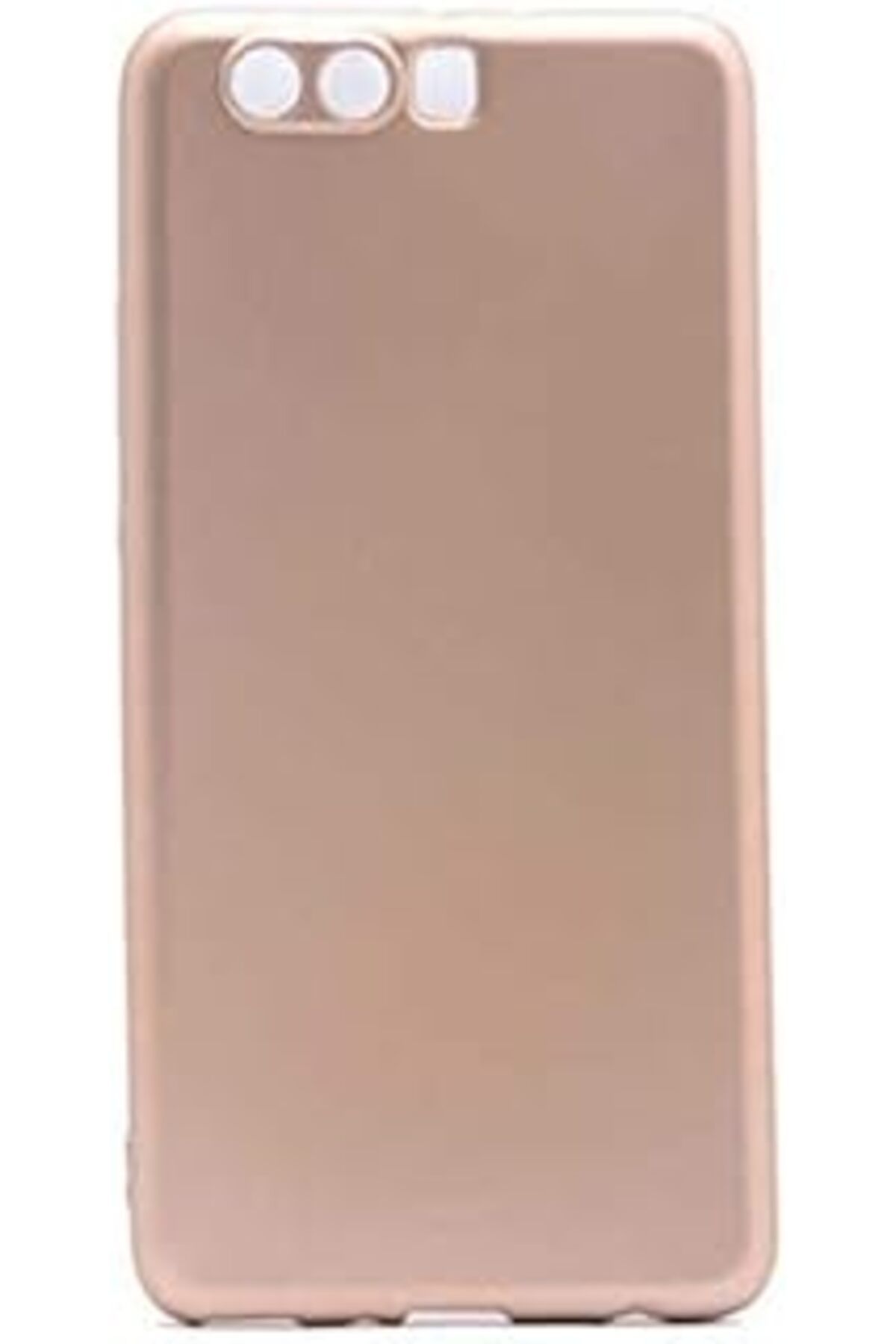 Karachil Huawei P10 Plus Uyumlu Mat Yumuşak Silikon Kılıf (Altın Rengi)