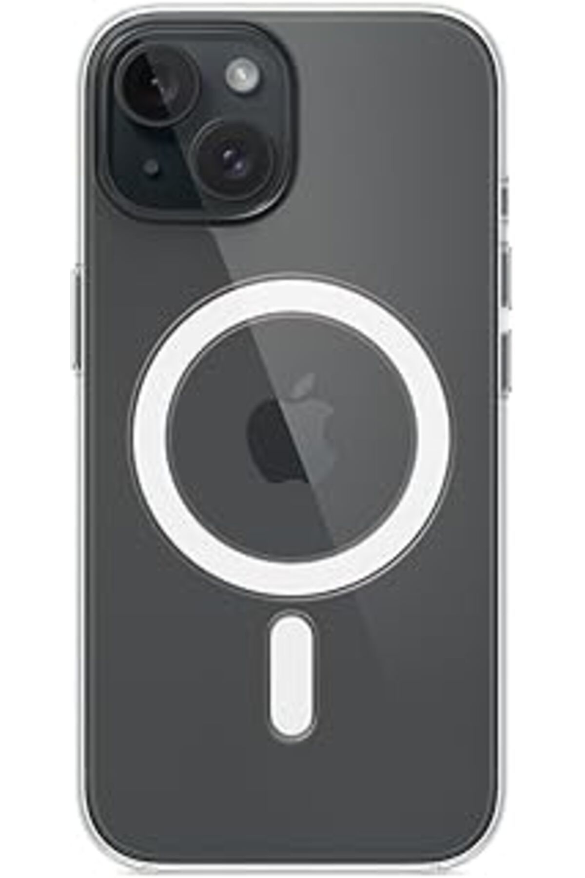 Karachil Heartz Iphone 15 Pro Şeffaf Kılıf Magsafe Özellikli Tam Koruma Air Silikon Kılıf 15Pro
