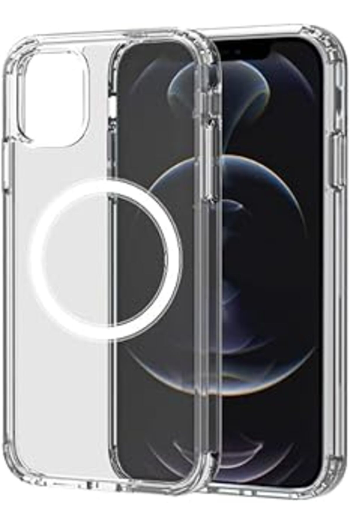 Karachil Newpole Iphone 14 Pro Için Magsafe Ile Uyumlu Kılıf Şeffaf Darbelere Dayanıklı Sararma Karşıtı Yüks