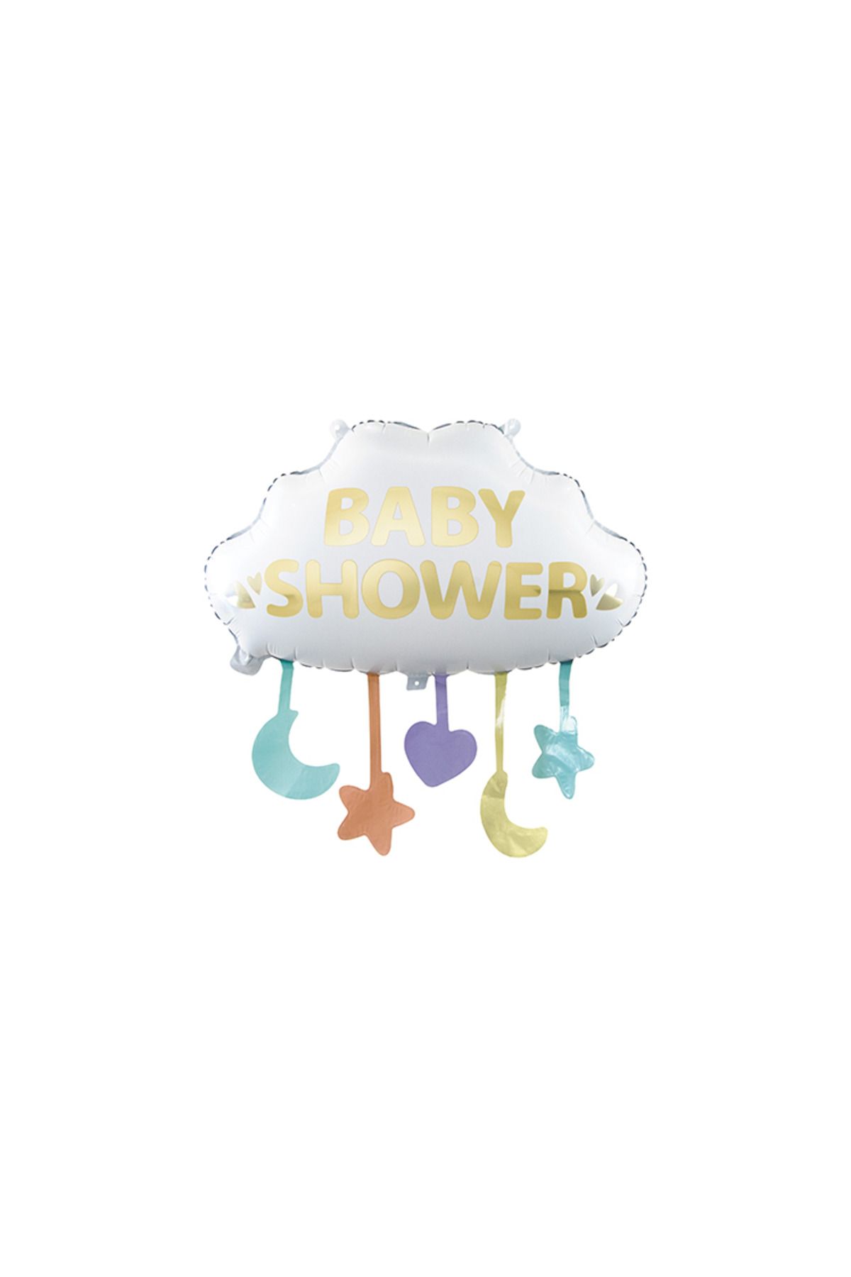 DODOMAR Folyo Balon Bulut 62,5*65,5 Baby shower Bebek Partisipartileri folyo balon şekilli sarkaçlı