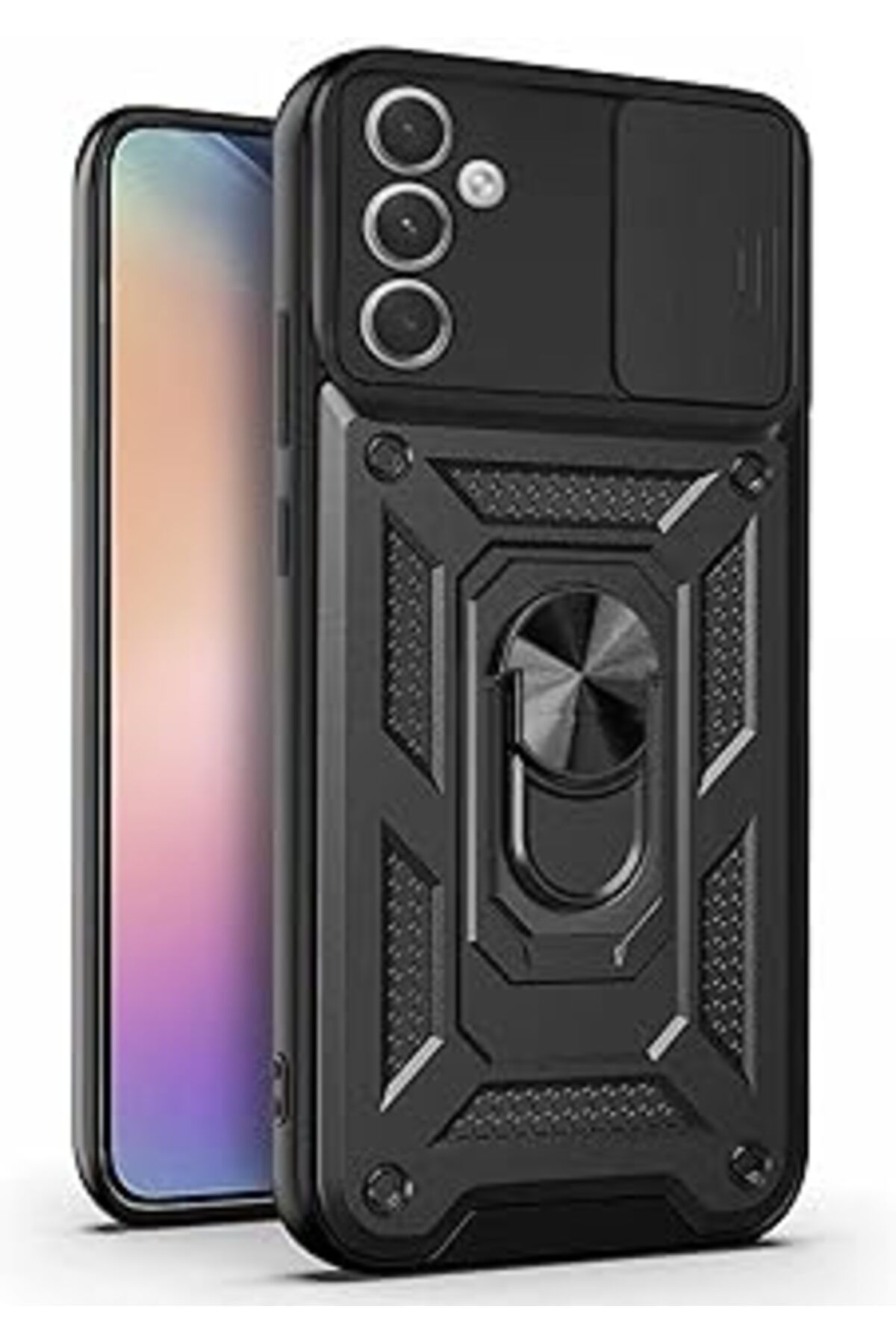 Karachil Microsonic Samsung Galaxy A14 Için Kılıf Impact Resistant Siyah [Galaxy A14 Ile Uyumlu Kılıf - Siya