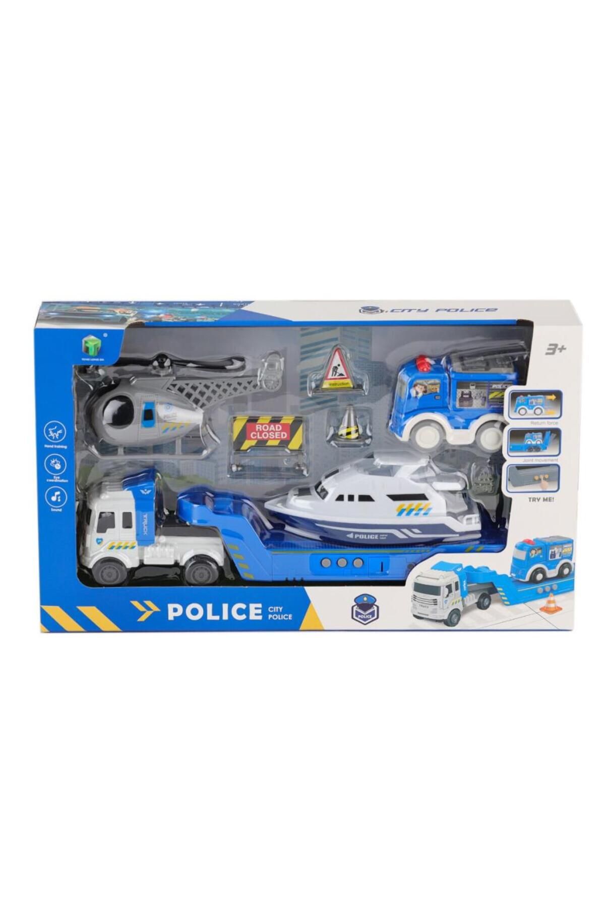 NEZADE STORE 2630-3 Kutulu 4 araçlı Taşıyıcı Tır Set