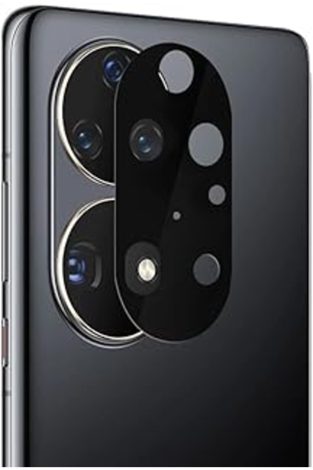 Karachil Microsonic Huawei P50 Pro Kamera Lens Koruma Camı V2 Siyah