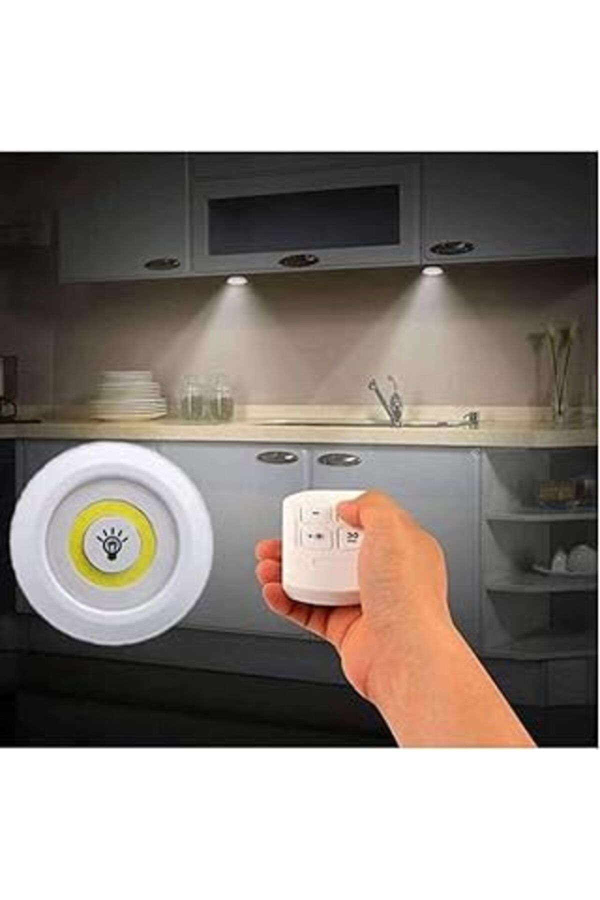 Karachil Mobee Kumandalı Işık Ayarlanabilir 3'Lü Led Işık
