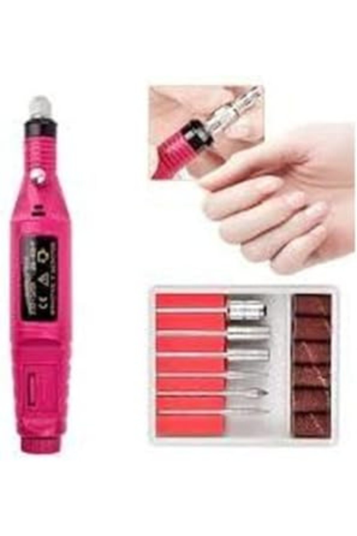 Karachil Mobee Nail Pen Freze Cihazı Manikür Pedikür Tırnak Törpüsü Elektrikli Profesyonel Manikür Makine