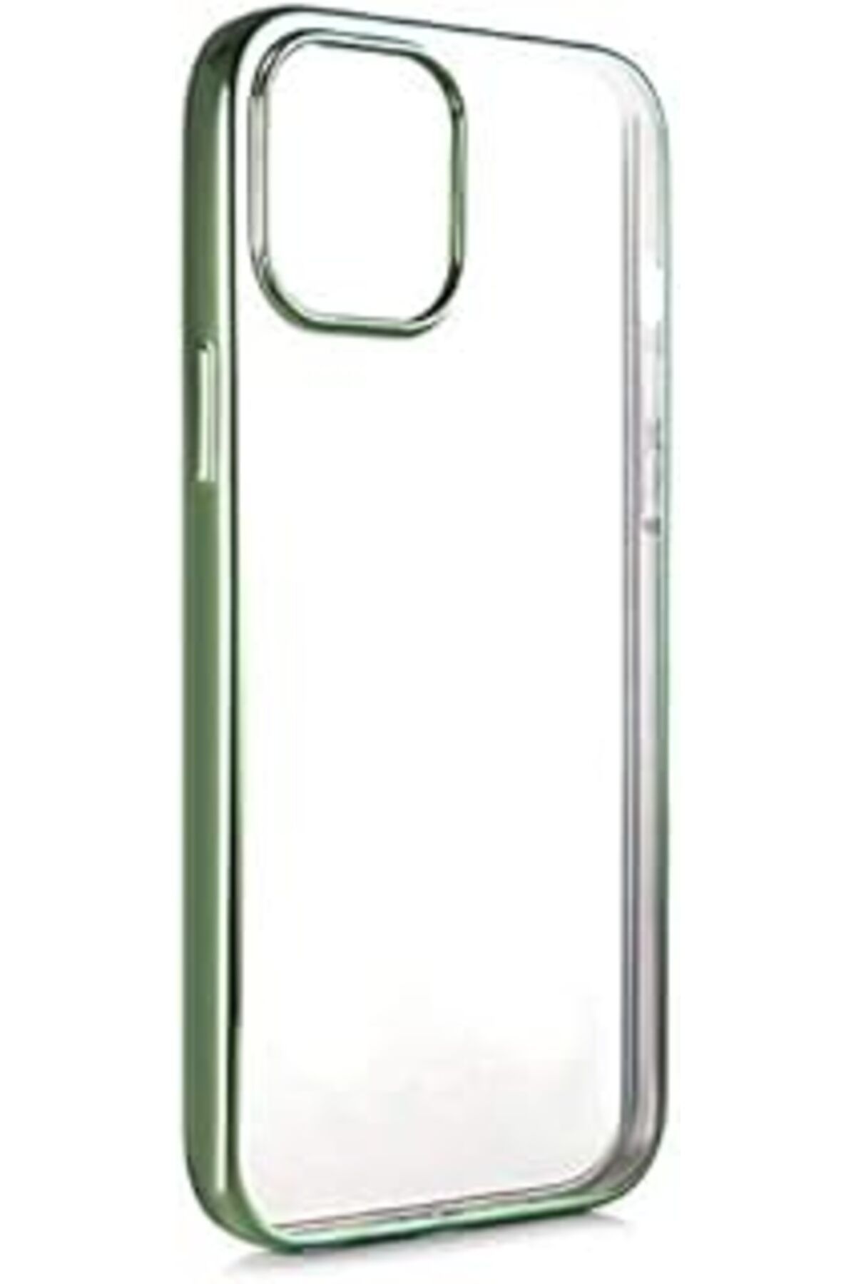 Karachil Ehr. Iphone 12 Pro Max Uyumlu Magic Glitz Ultra-Thin Transparent Protective Soft Tpu Kapak (Yeşil,