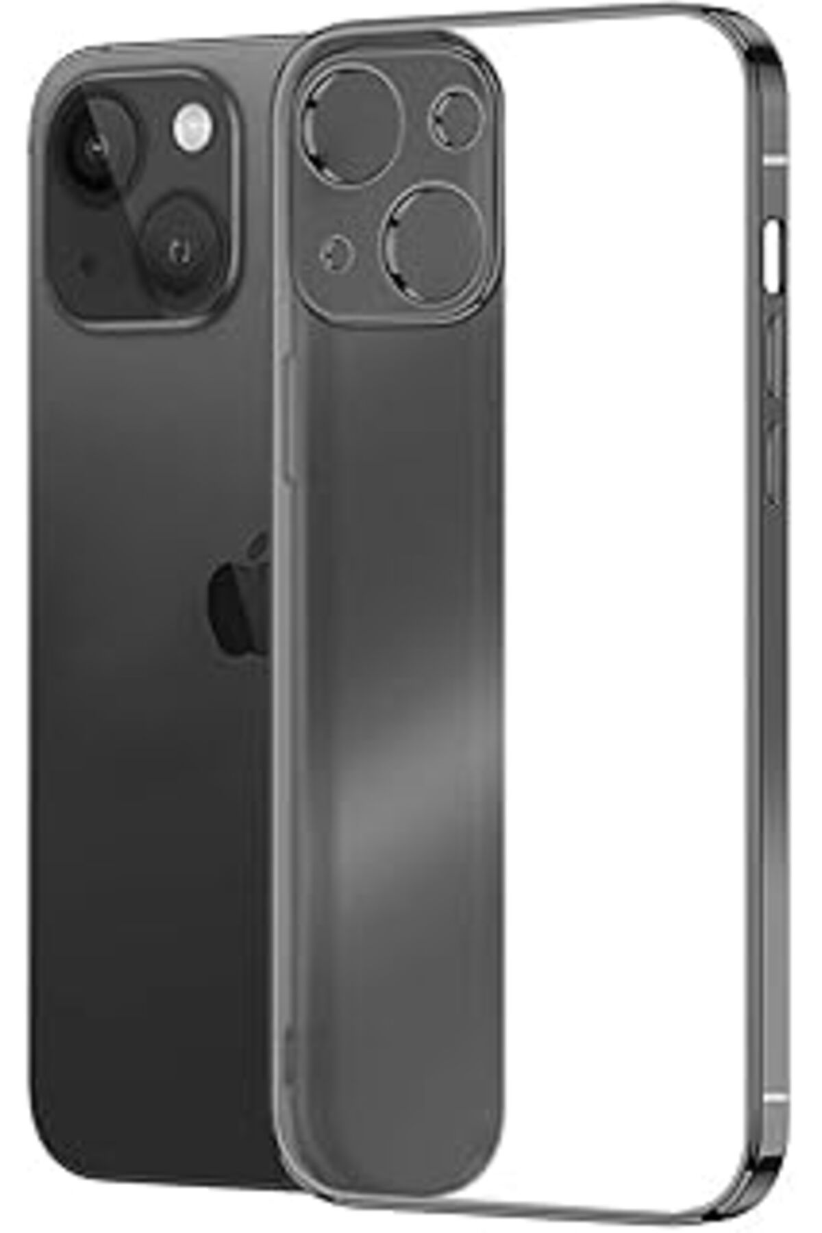 Karachil Microsonic Apple Iphone 13 Için Kılıf Square Matte Plating Siyah [Iphone 13 Ile Uyumlu Kılıf - Siya