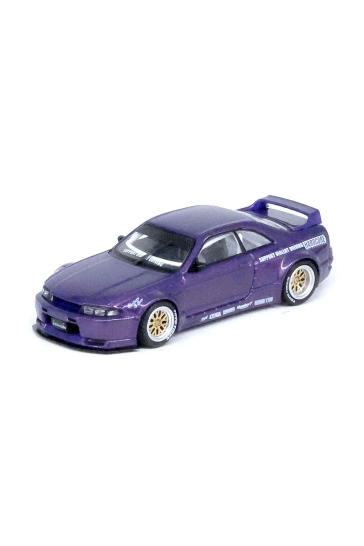 NEZADE STORE Inno 1/64 Nissan Skyline GT-R (R33) "PANDEM ROCKET BUNNY" Purple