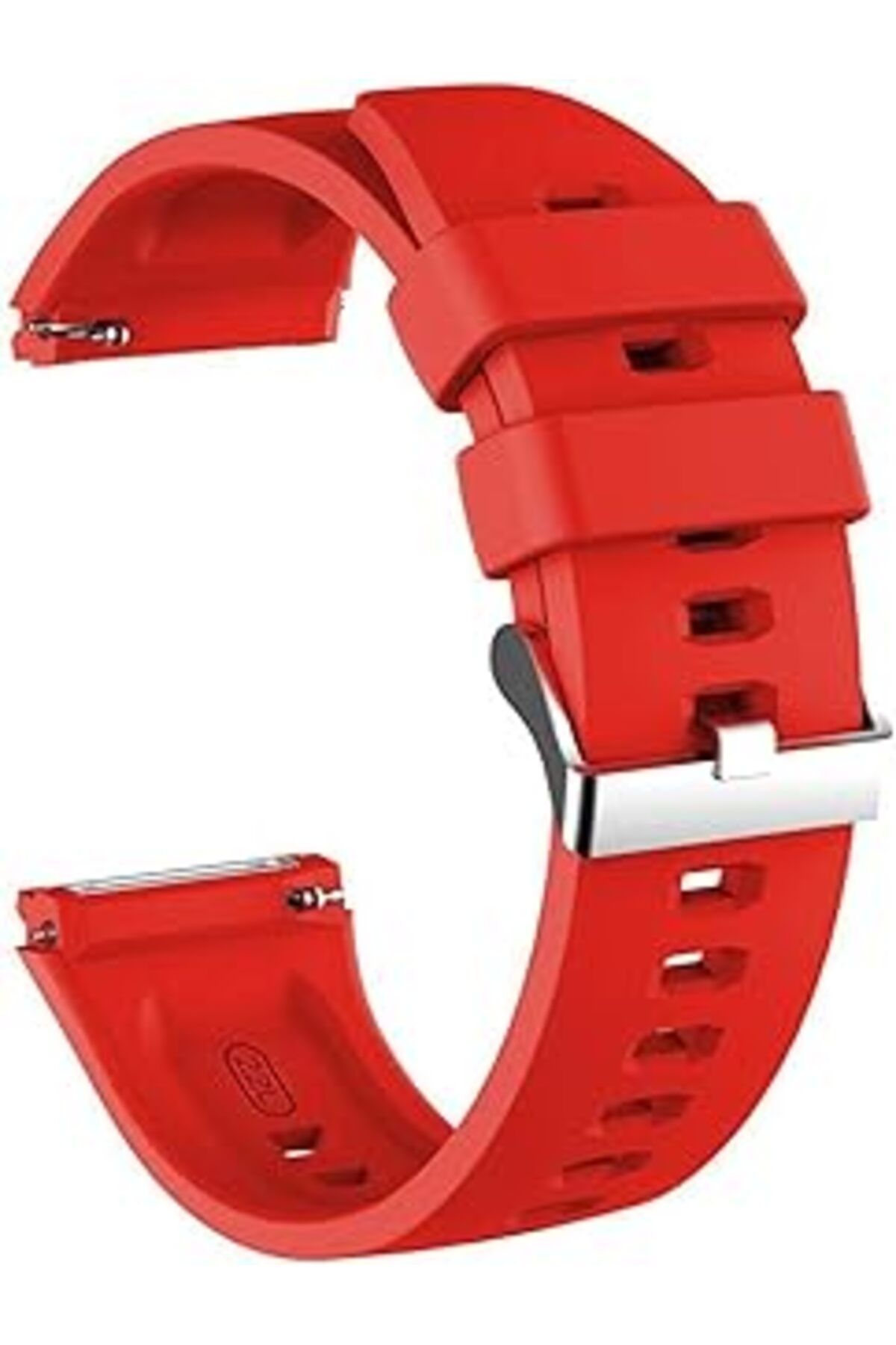 Qedii Microsonic Samsung Galaxy Watch 3 45Mm Için Kordon, Silicone Rapidbands Kırmızı [Galaxy Watch 3 45M