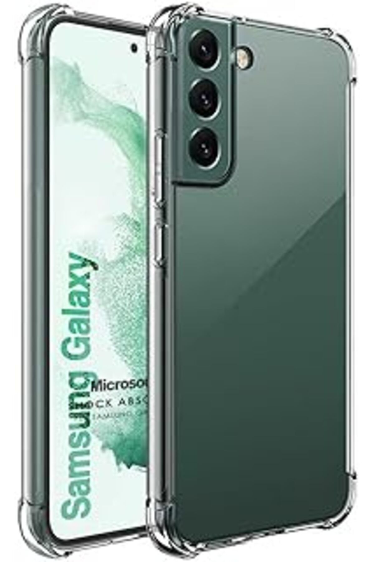 Karachil Microsonic Samsung Galaxy S22 Için Kılıf Shock Absorbing Şeffaf [Galaxy S22 Ile Uyumlu Kılıf - Şeff