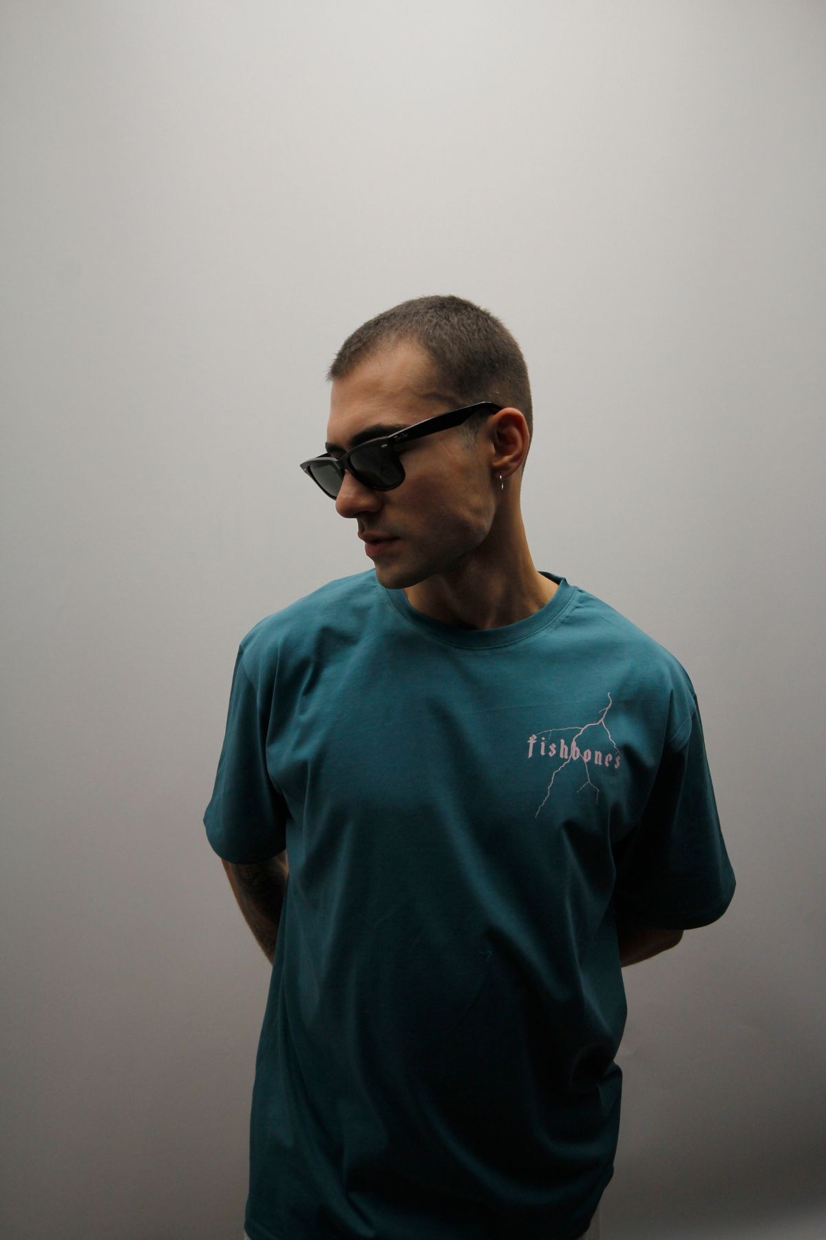 Fishbones Unisex Oversize 'Mental Disorder' Geniş Kalıp Tişört