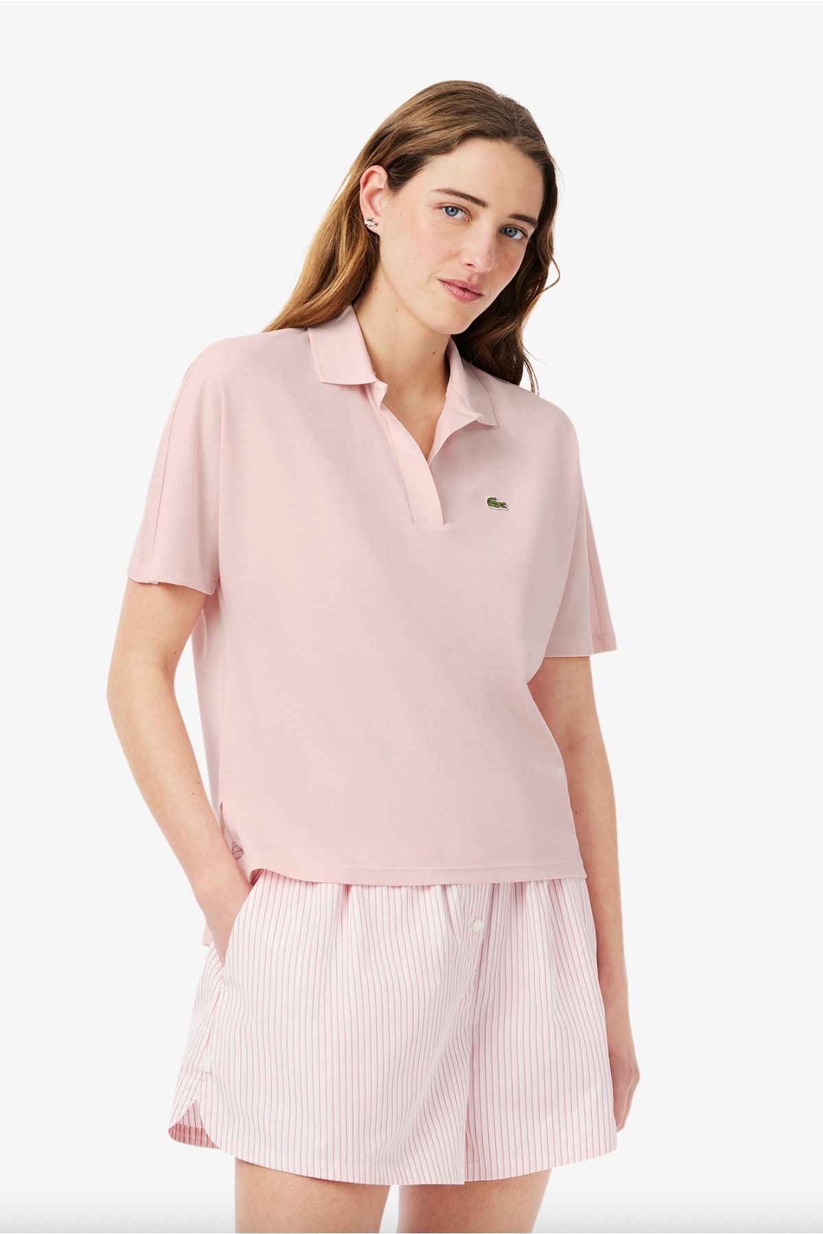 Lacoste Relaxed Fit Fluid Piqué Polo Shirt