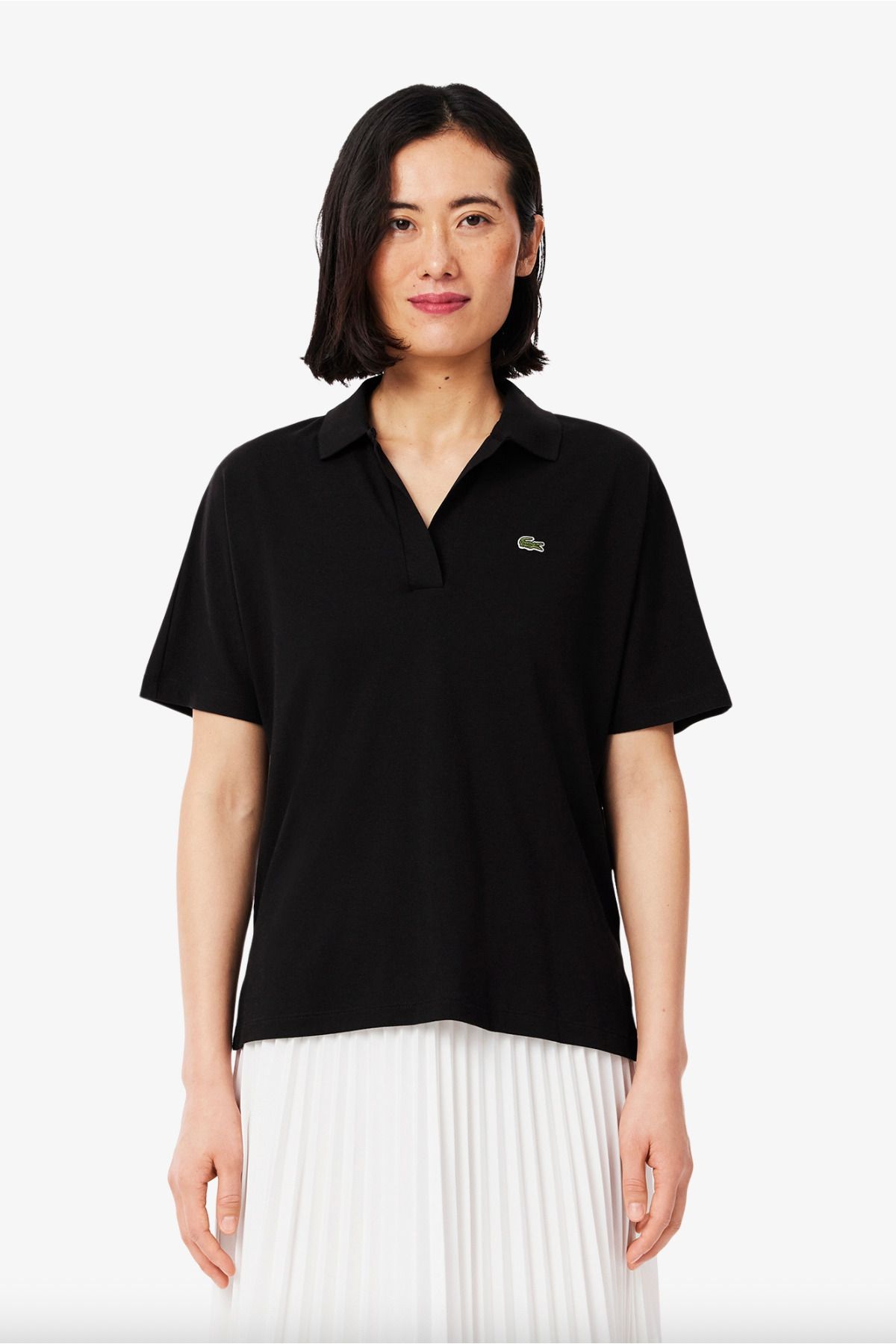 Lacoste Relaxed Fit Fluid Piqué Polo Shirt