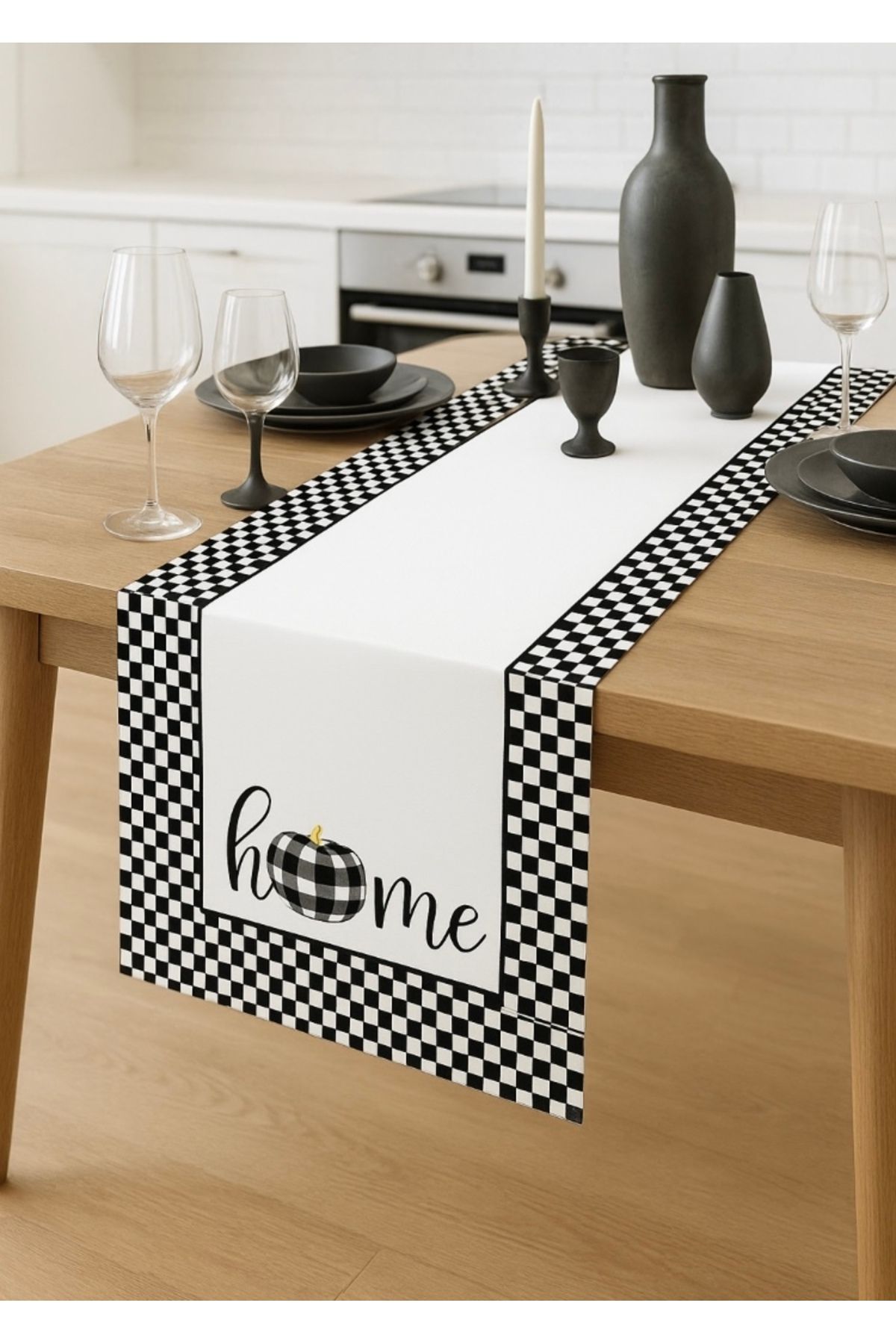 Mavi Masal Home Desenli Runner 36x110 cm