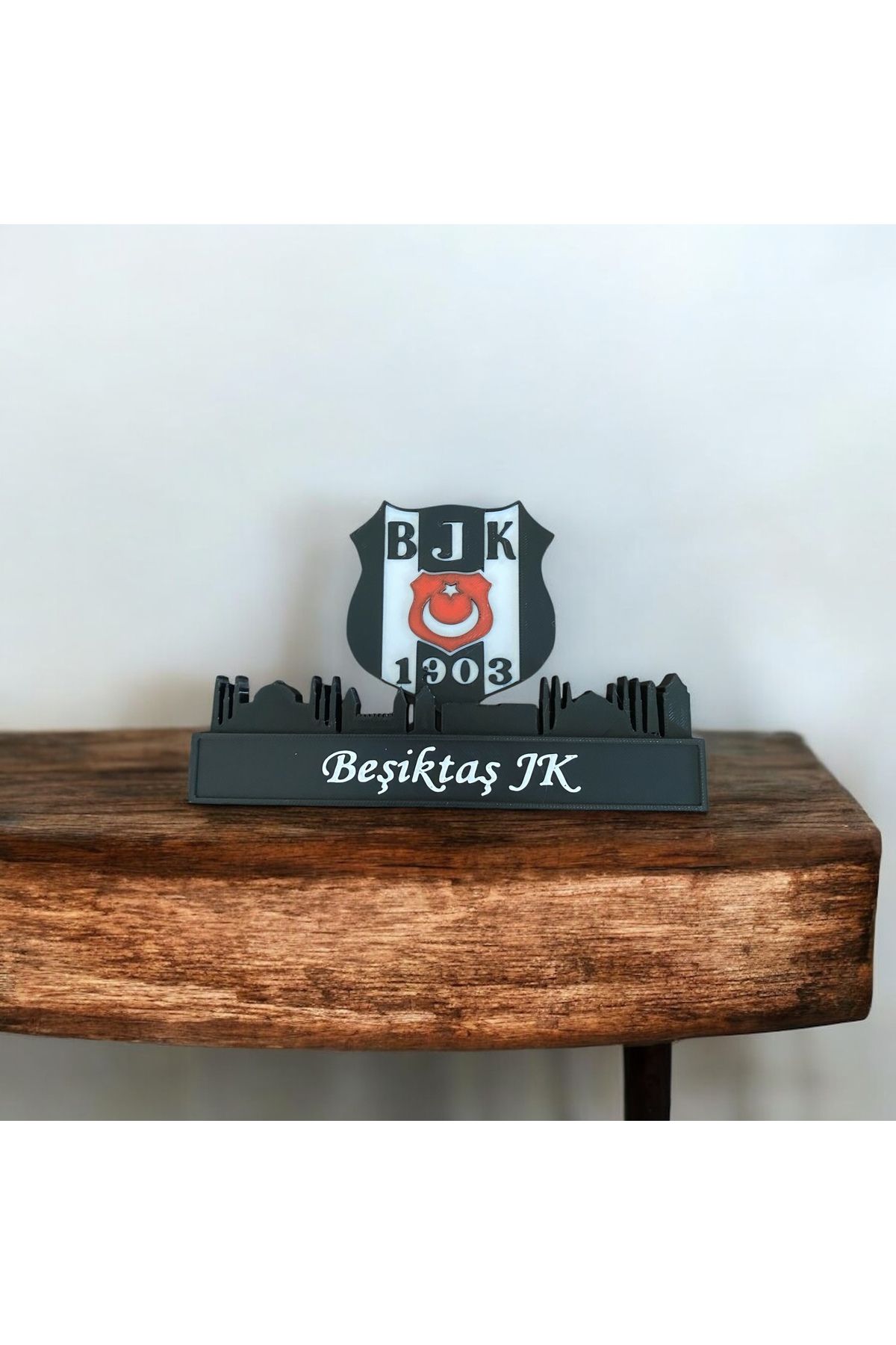 BsdHome 3D Beşiktaş Masa Üstü Biblo | El Yapımı Tasarım | Taraftara Özel