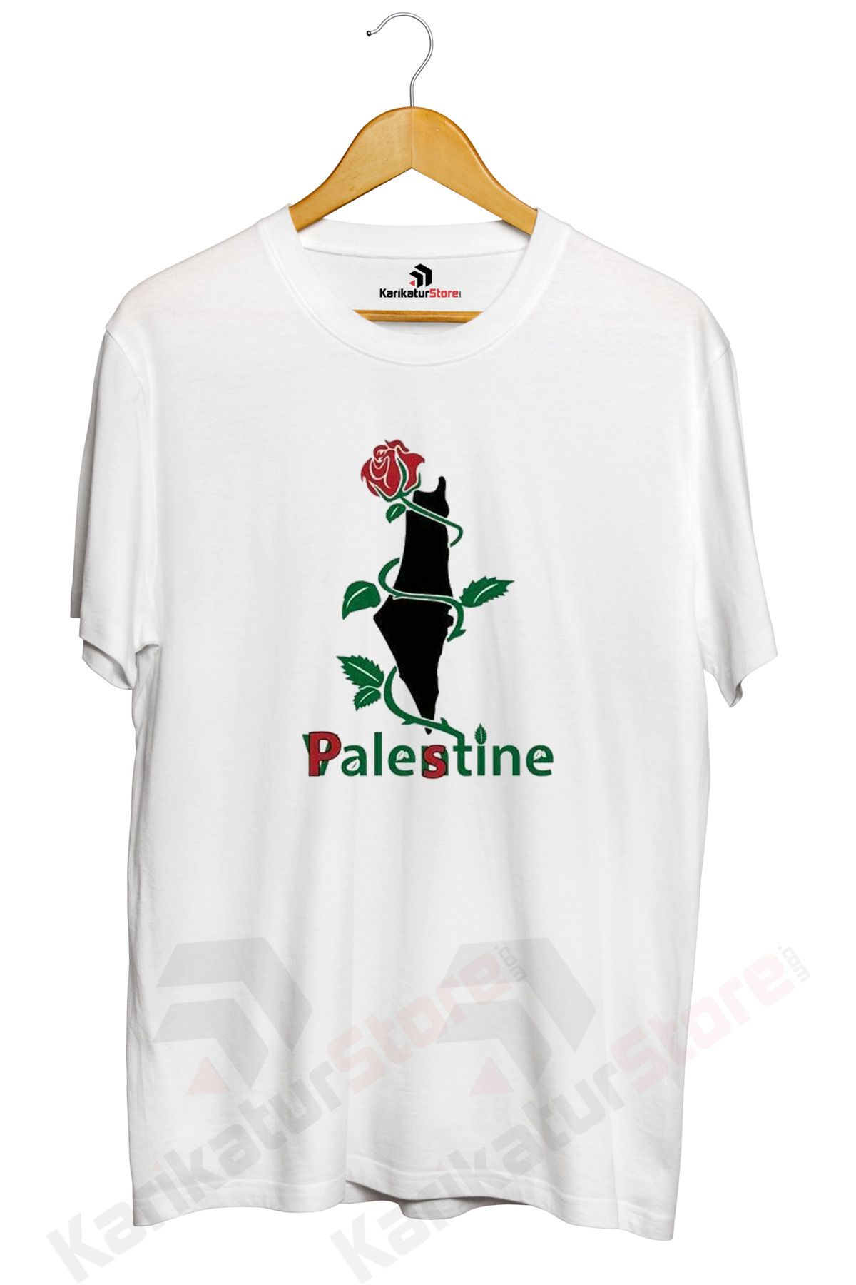 Miba Store Filistin (palestine) Baskılı Tasarımlı Baskılı Tişört