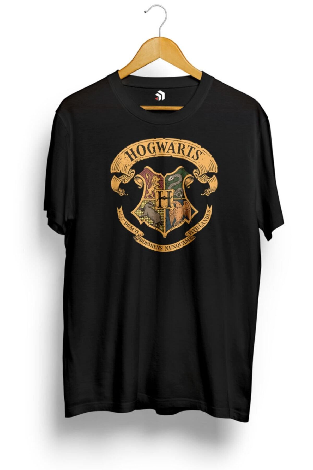 Miba Store Harry Potter Hogwarts Coat Of Arms Baskılı Tişört