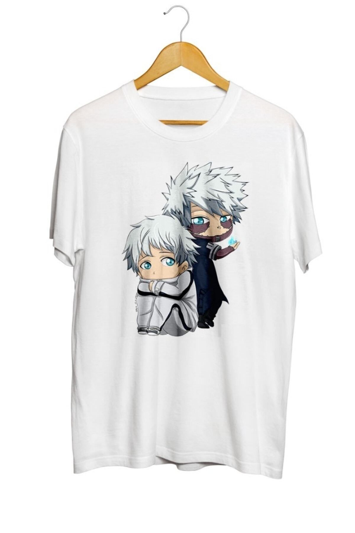 Miba Store Chibi Touya Todoroki Baskılı Unisex Tişört