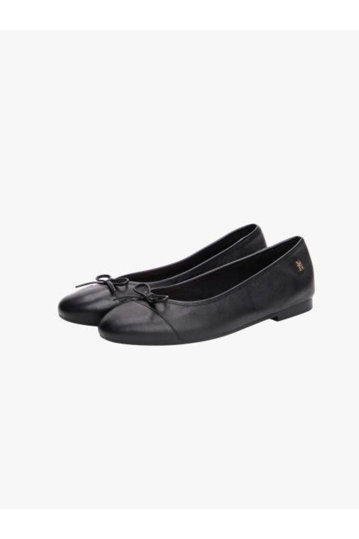 Tommy Hilfiger TOE CAP LEATHER BALLERINA