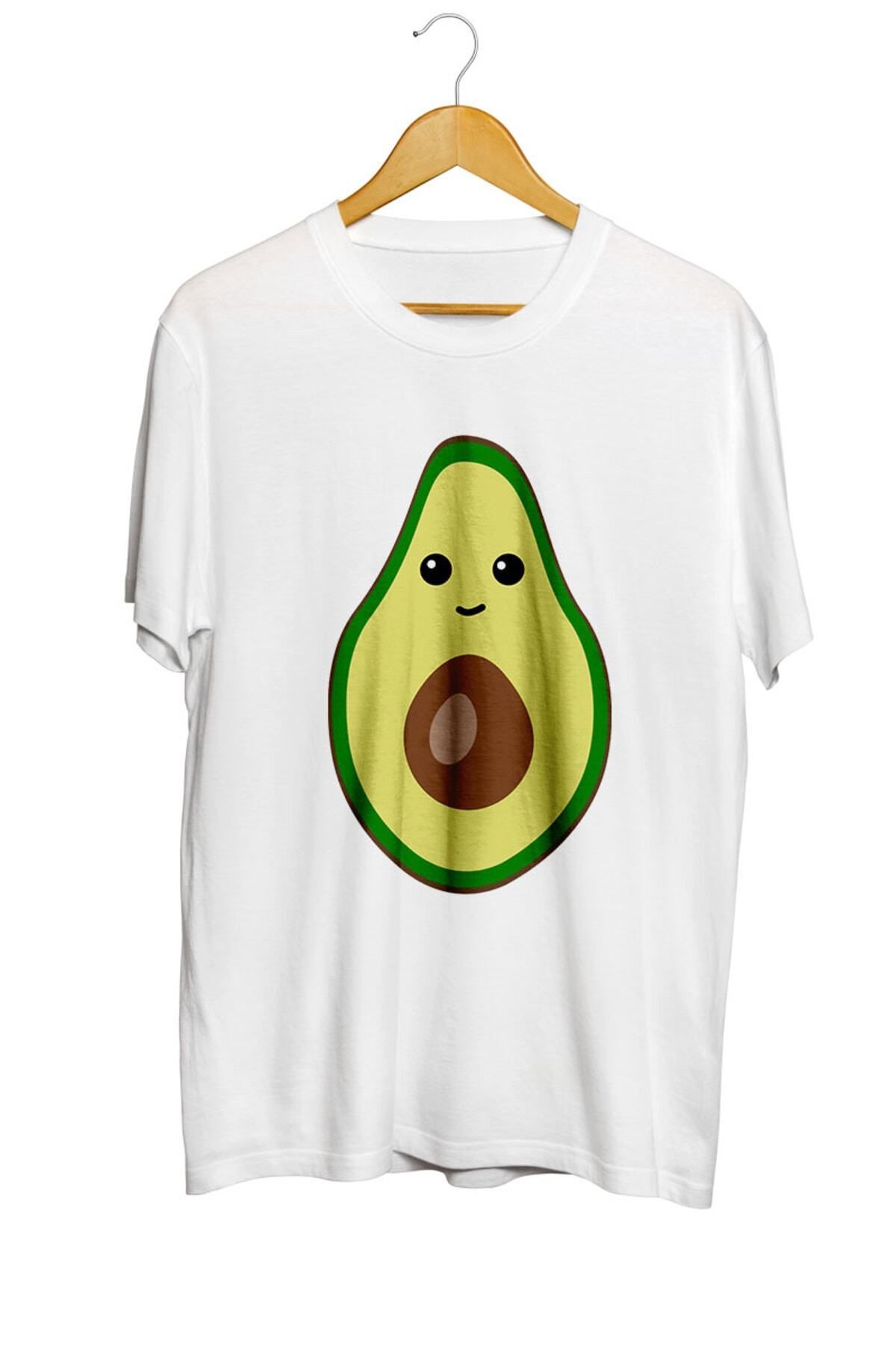 Miba Store Friendly Avocado Baskılı Tişört