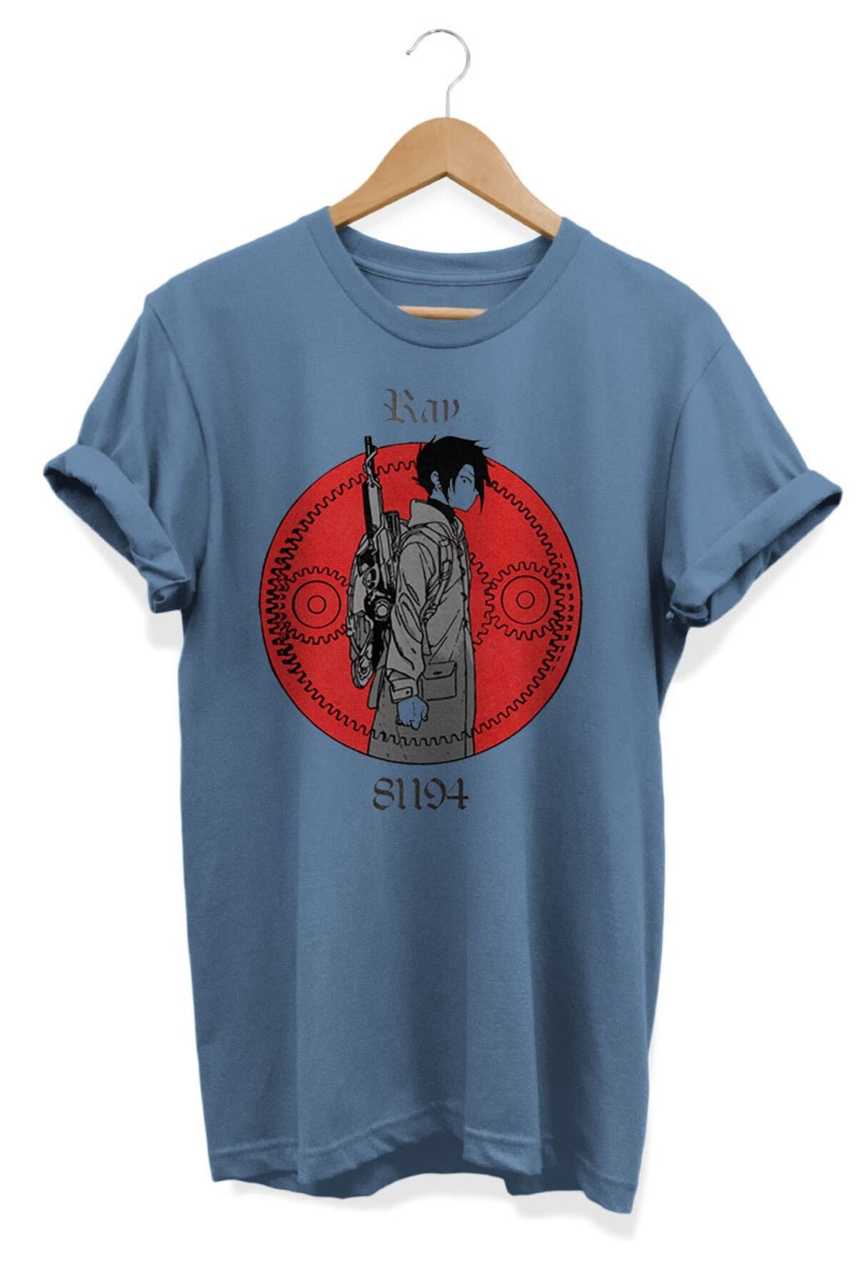 Miba Store Ray - Promised Neverland Anime Baskılı Oversize Tişört