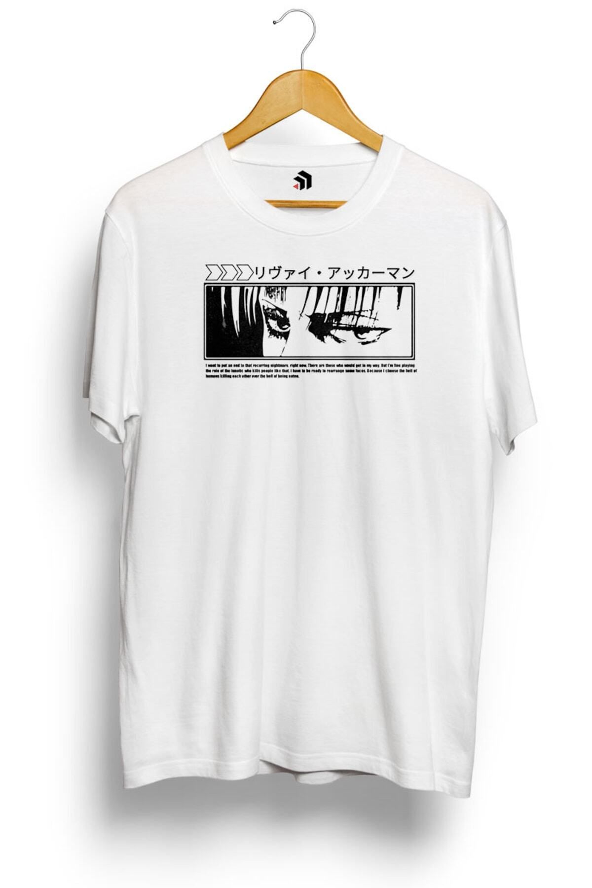 Miba Store Levi Ackerman Anime Baskılı Tişört