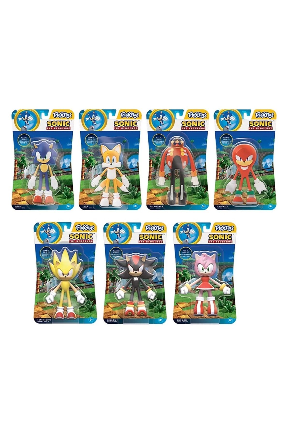 Muhcu Home Süper Hızlı Sonic ve Arkadaşları Aksiyon Figür Oyuncaklar - TEKLİ PAKET