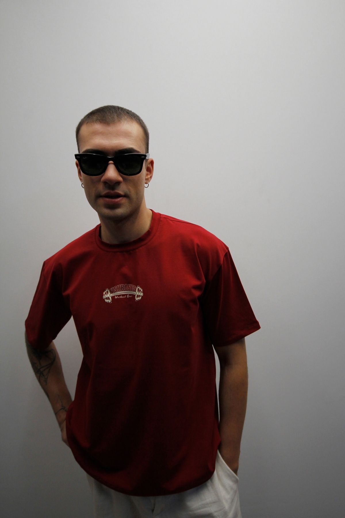 Fishbones Unisex Oversize 'Arnold' Geniş Kalıp Tişört
