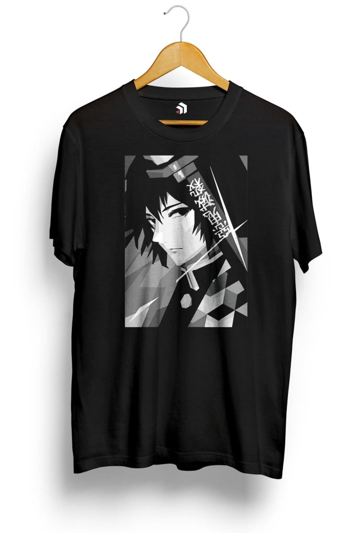 Miba Store Giyuu Tomioka Anime Baskılı Tişört