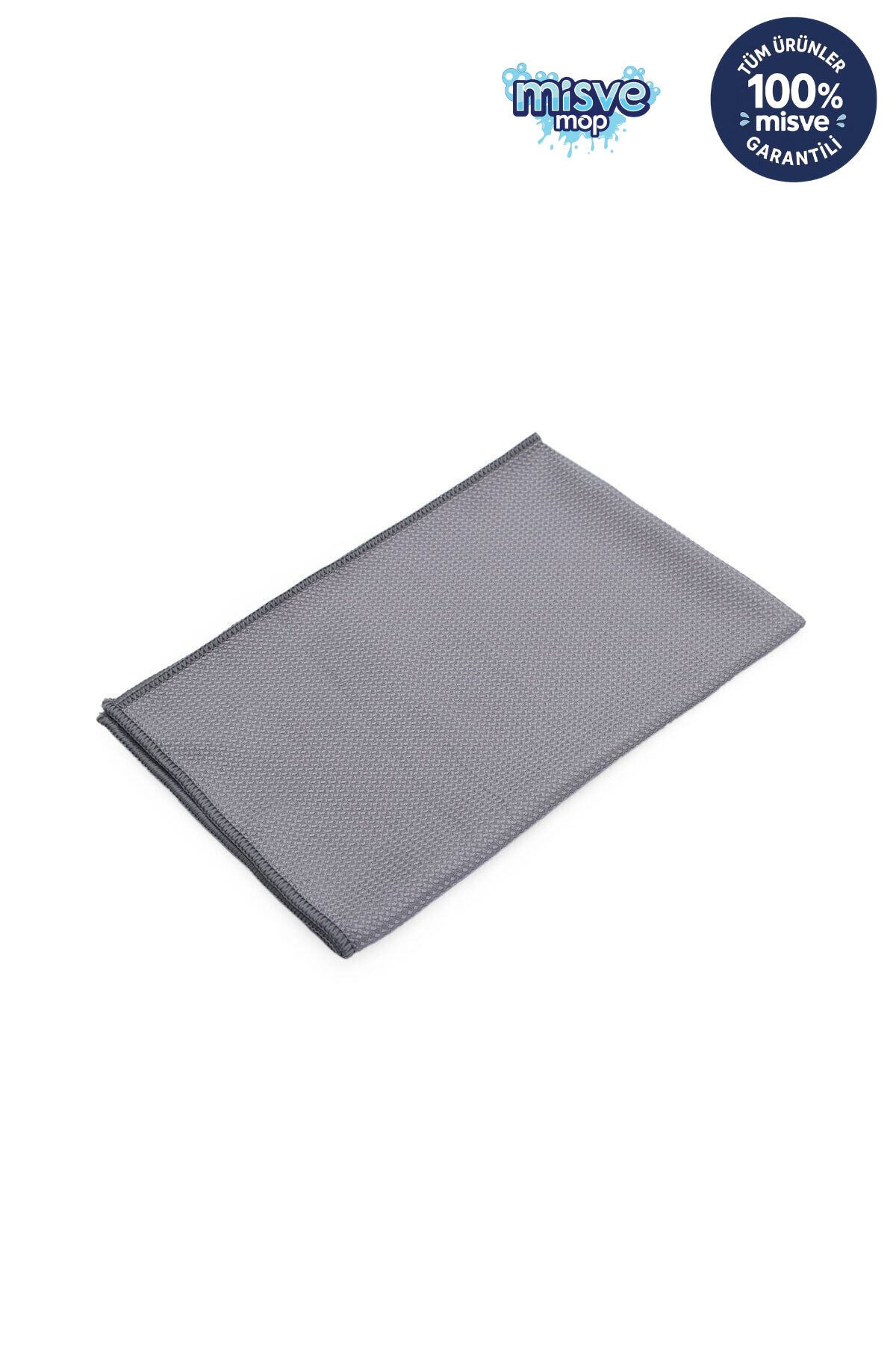 Misvele Misveclean (3 ADET) Cam Ve Ayna Bezi Mikrofiber Genel Temizlik Bezi Kurulama Gerektirmez 40*60 Cm