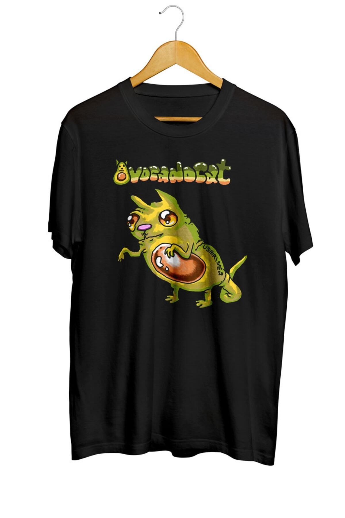 Miba Store Avocadocat Baskılı Tişört