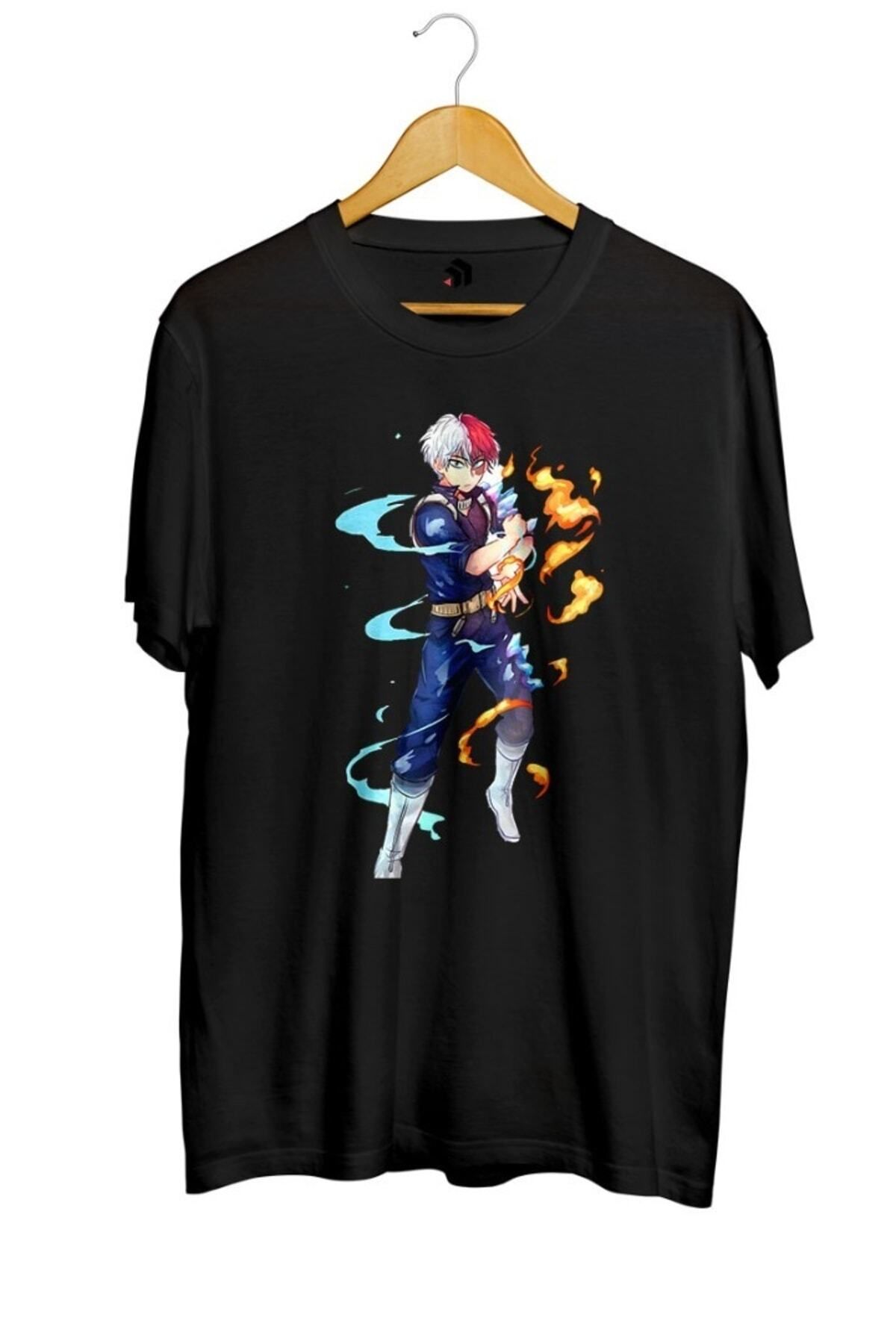 Miba Store Todoroki Manga Baskılı Unisex Tişört