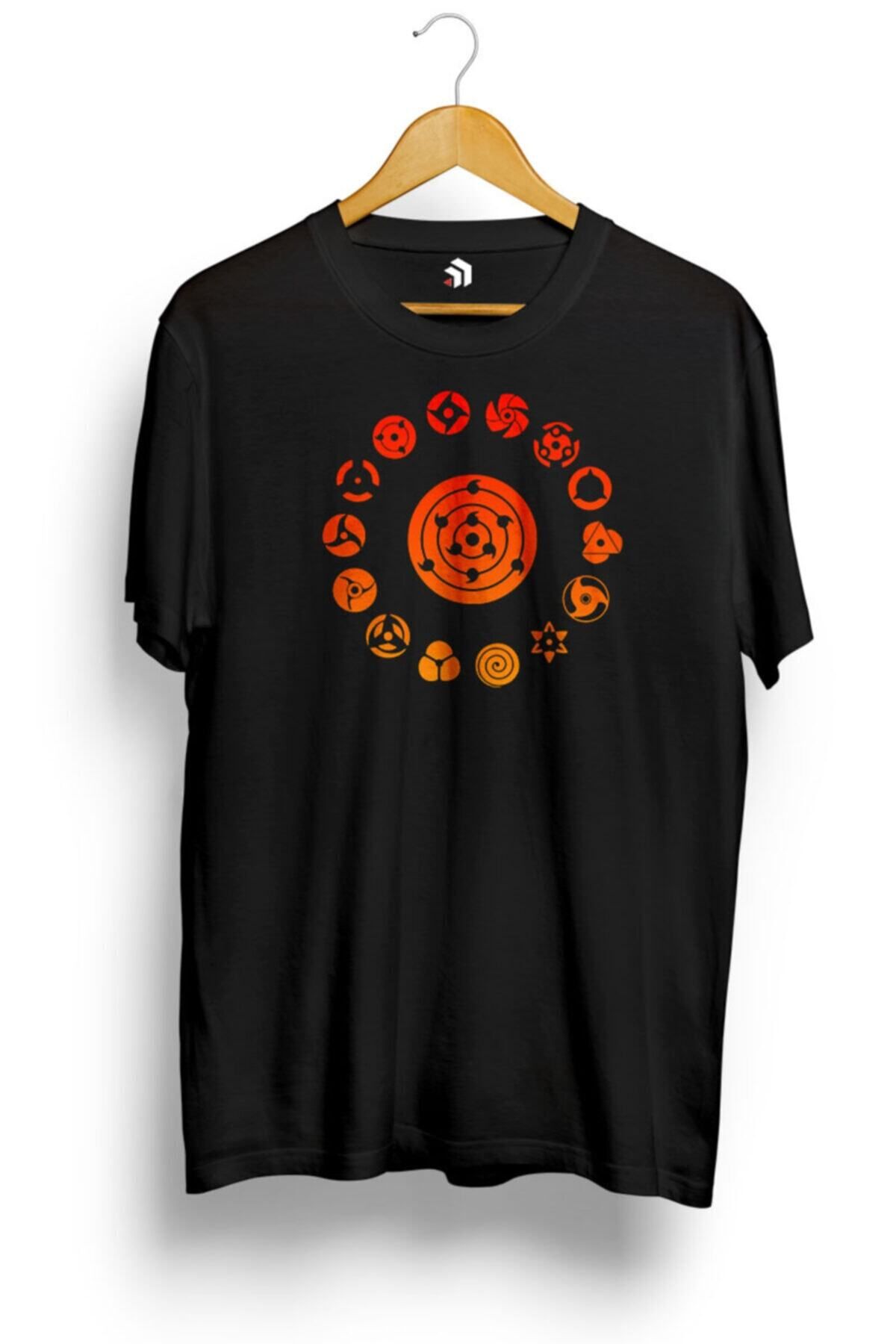 Miba Store Sharingan Naruto Anime Baskılı Tişört