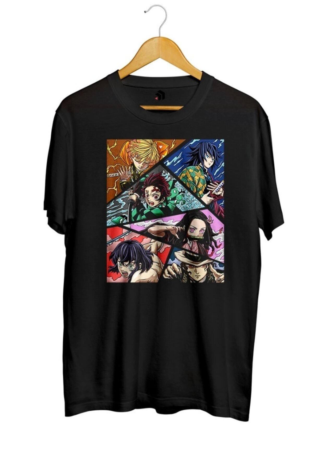 Miba Store Demon Slayer Baskılı Unisex Tişört