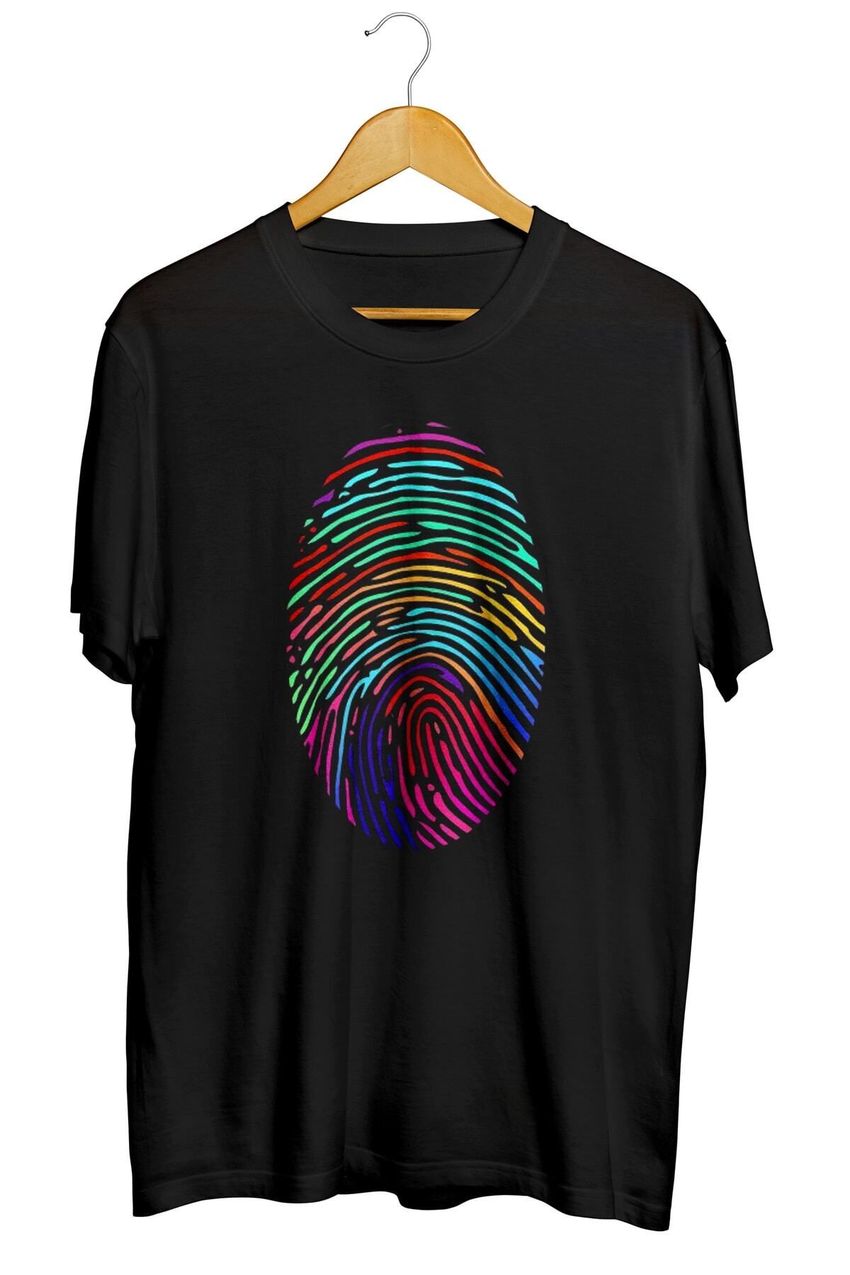Miba Store Fingerprint Baskılı Unisex Tişört