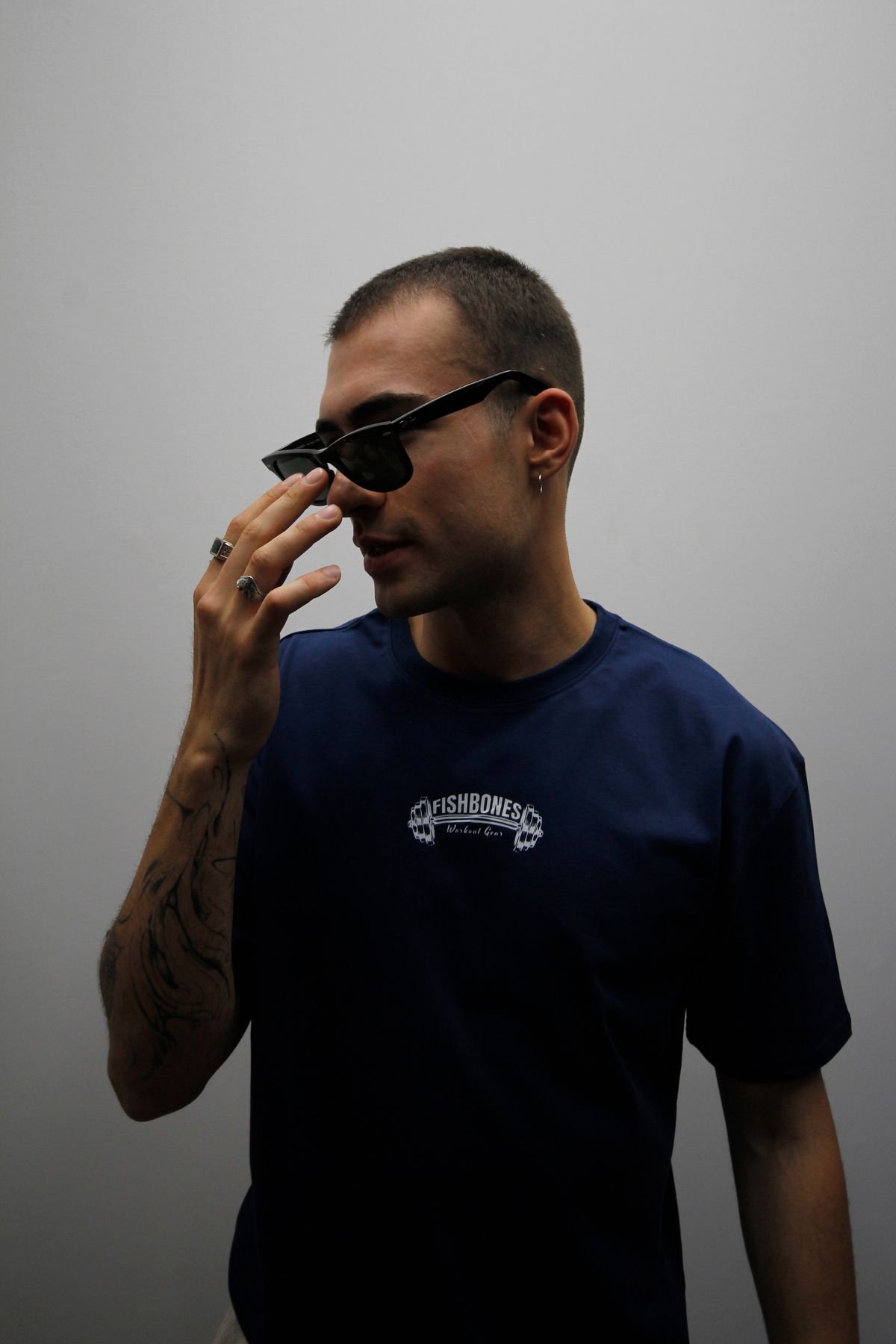 Fishbones Unisex Oversize 'Arnold' Geniş Kalıp Tişört