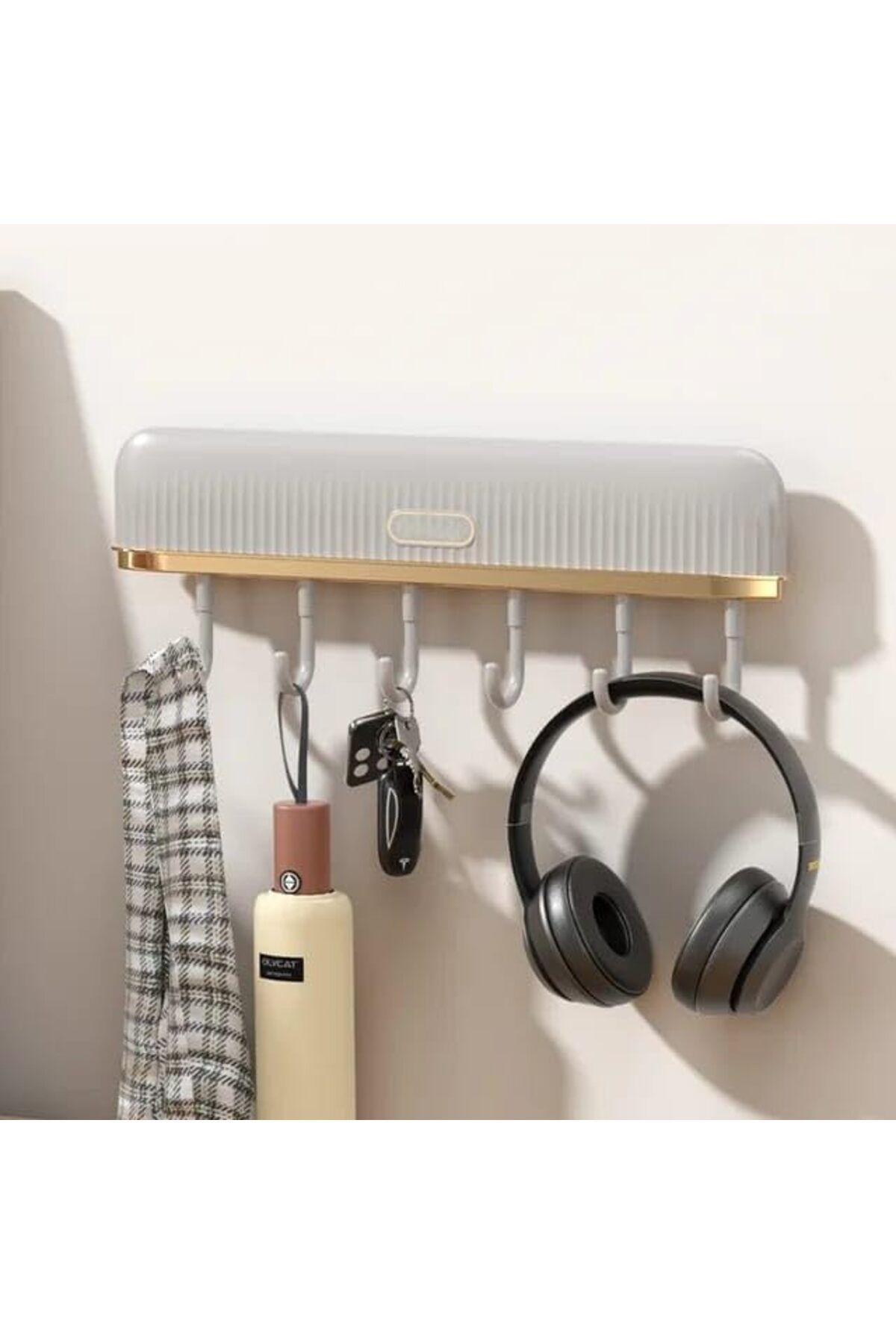 STOREMAX mrttnca Home Yapışkanlı Askı Seti, Hareketli Kancalar, Anahtarlık ve Havlu Askısı, Banyo ve M