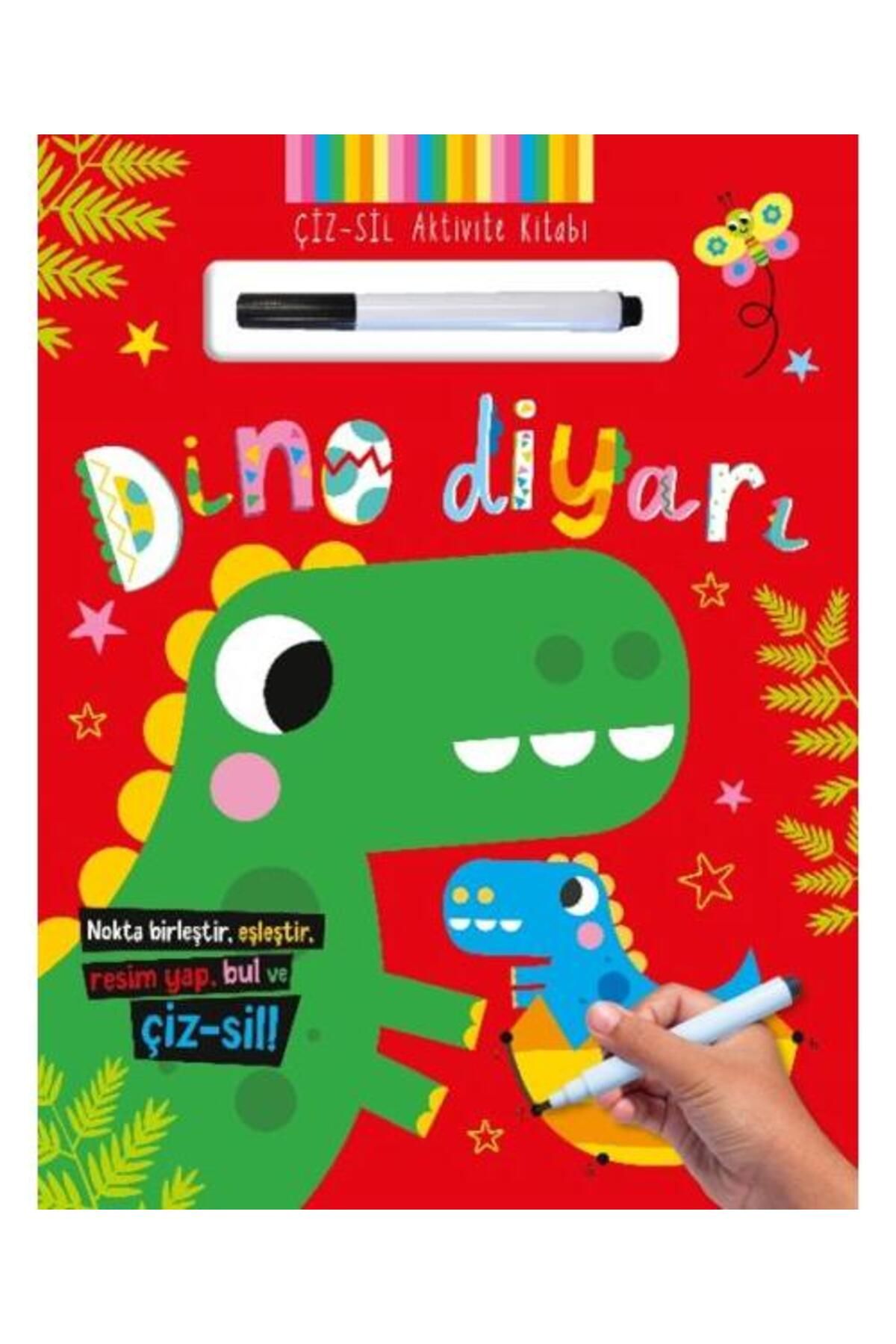 İndigo Kitap Çiz – Sil Aktivite Kitabı Dino Diyarı
