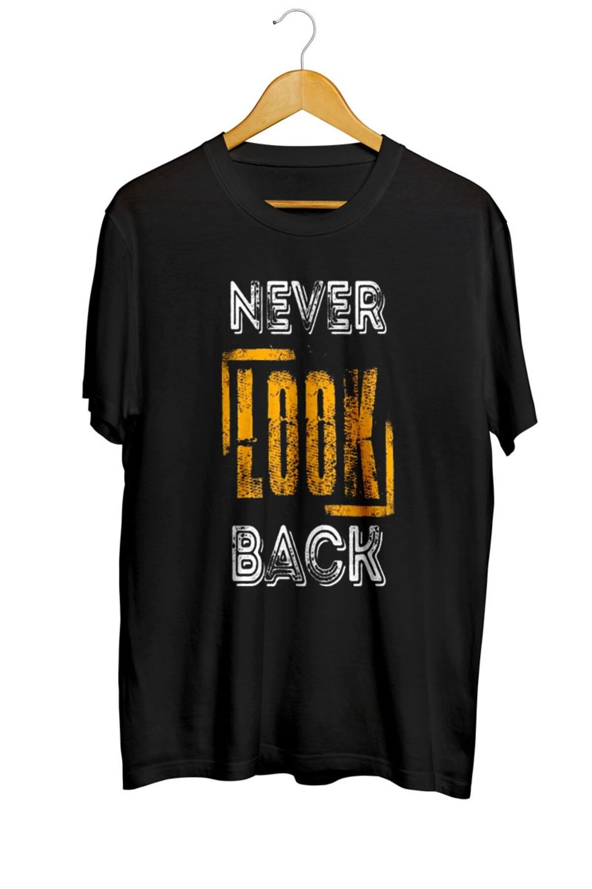 Miba Store Never Look Back Baskılı Tişört