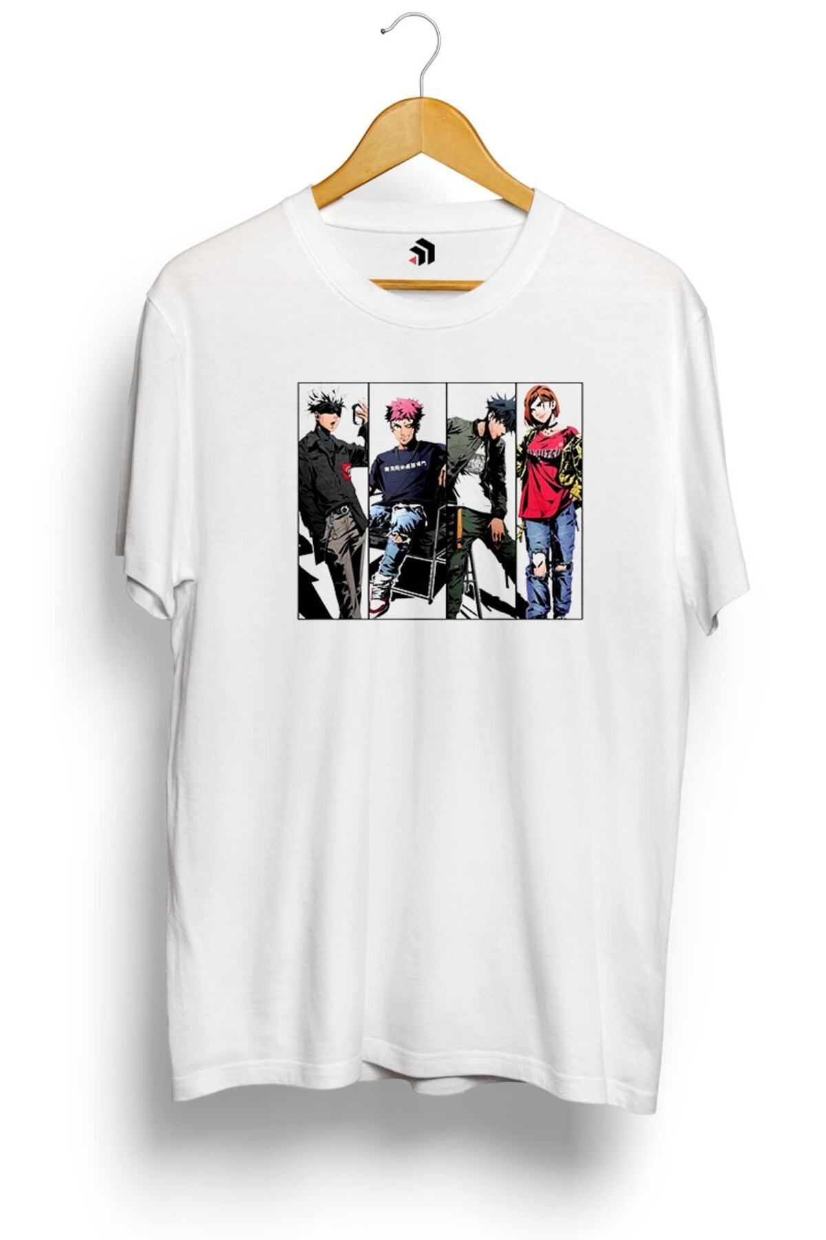 Miba Store Jujutsu Kaisen Style Anime Baskılı Tişört