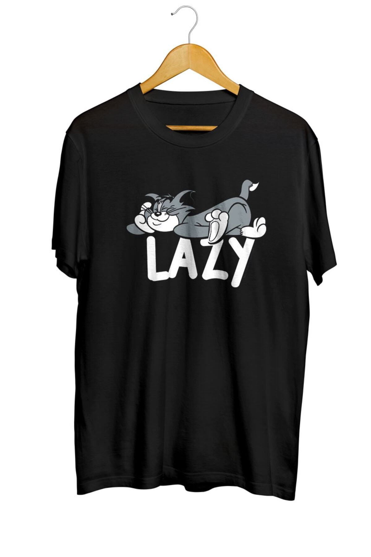 Miba Store Lazy Tom Baskılı Tişört