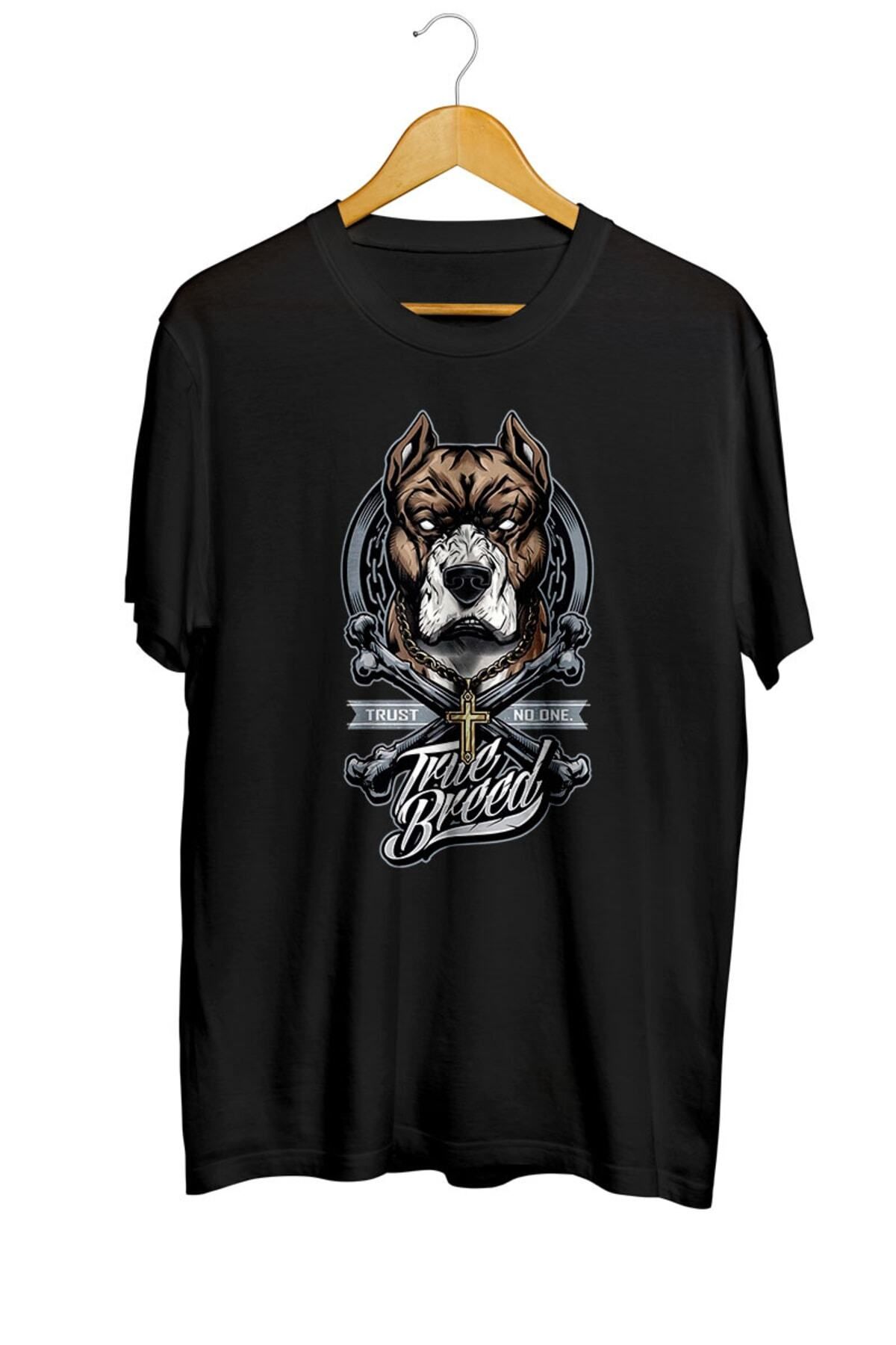 Miba Store Trust No One Pitbull Unisex Tişört