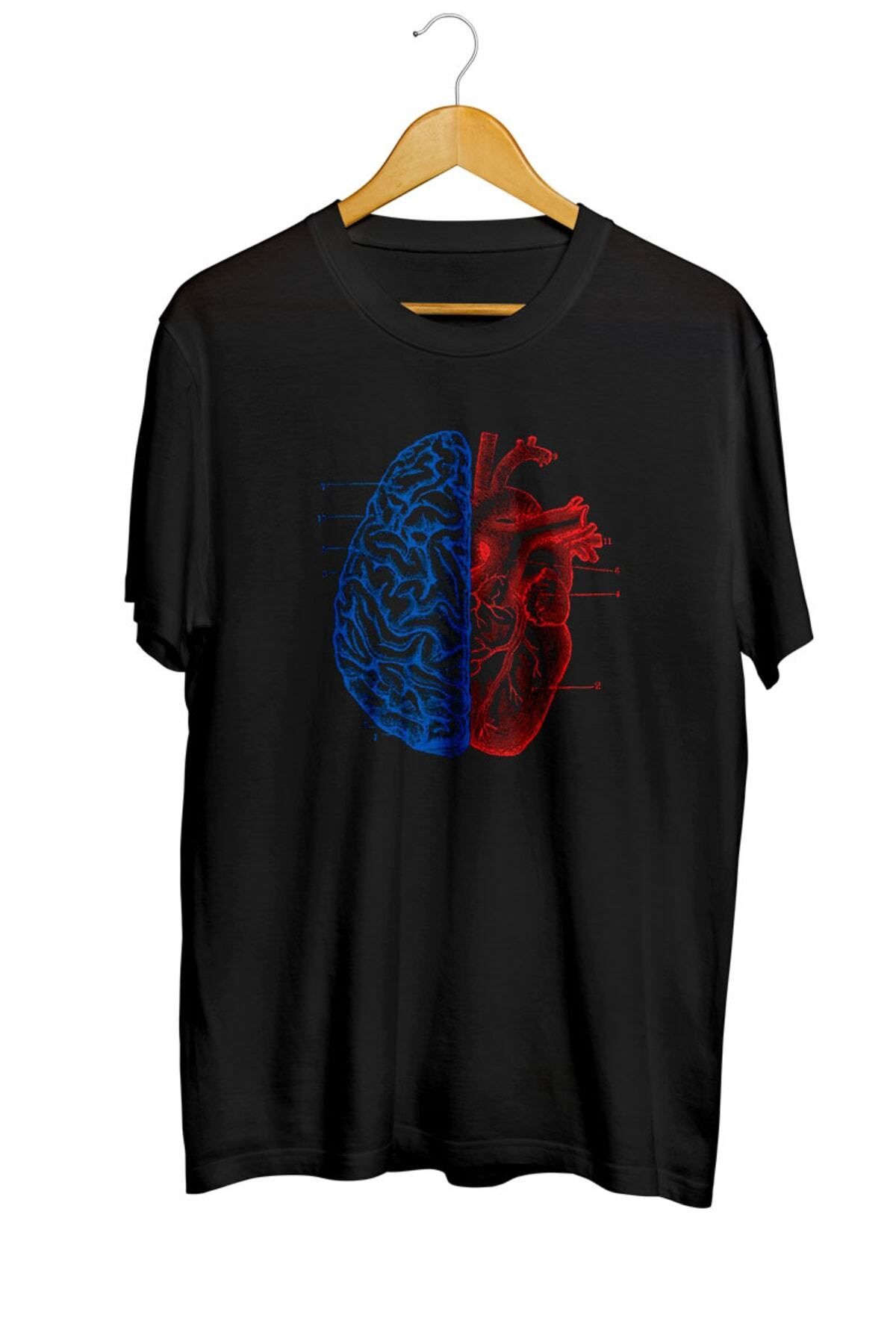 Miba Store Heart And Brain Tişört